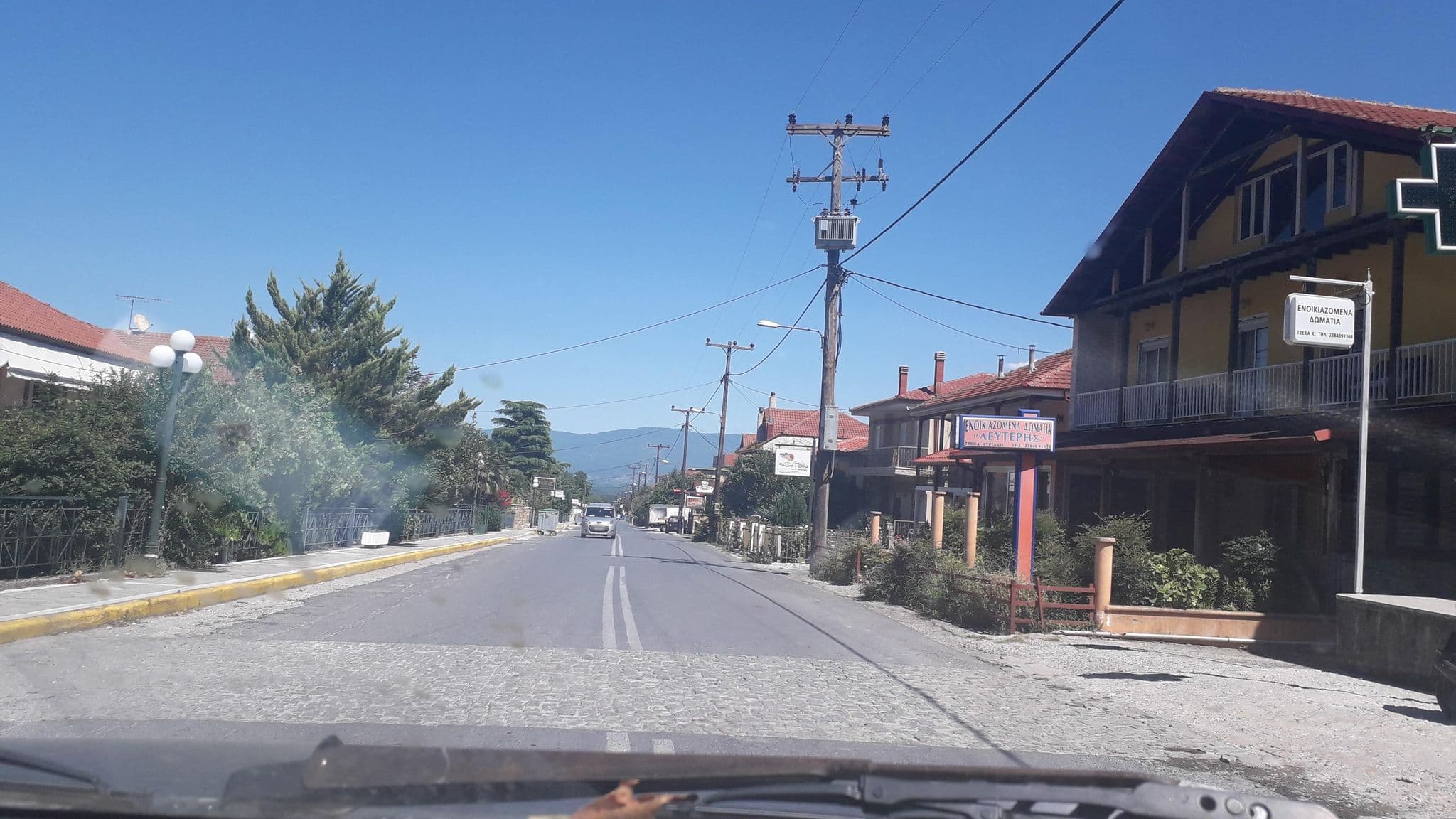 Street view near Hotel "ΒΟΡΑΣ", Polykárpi — © jte (CC BY-SA · Mapillary)
