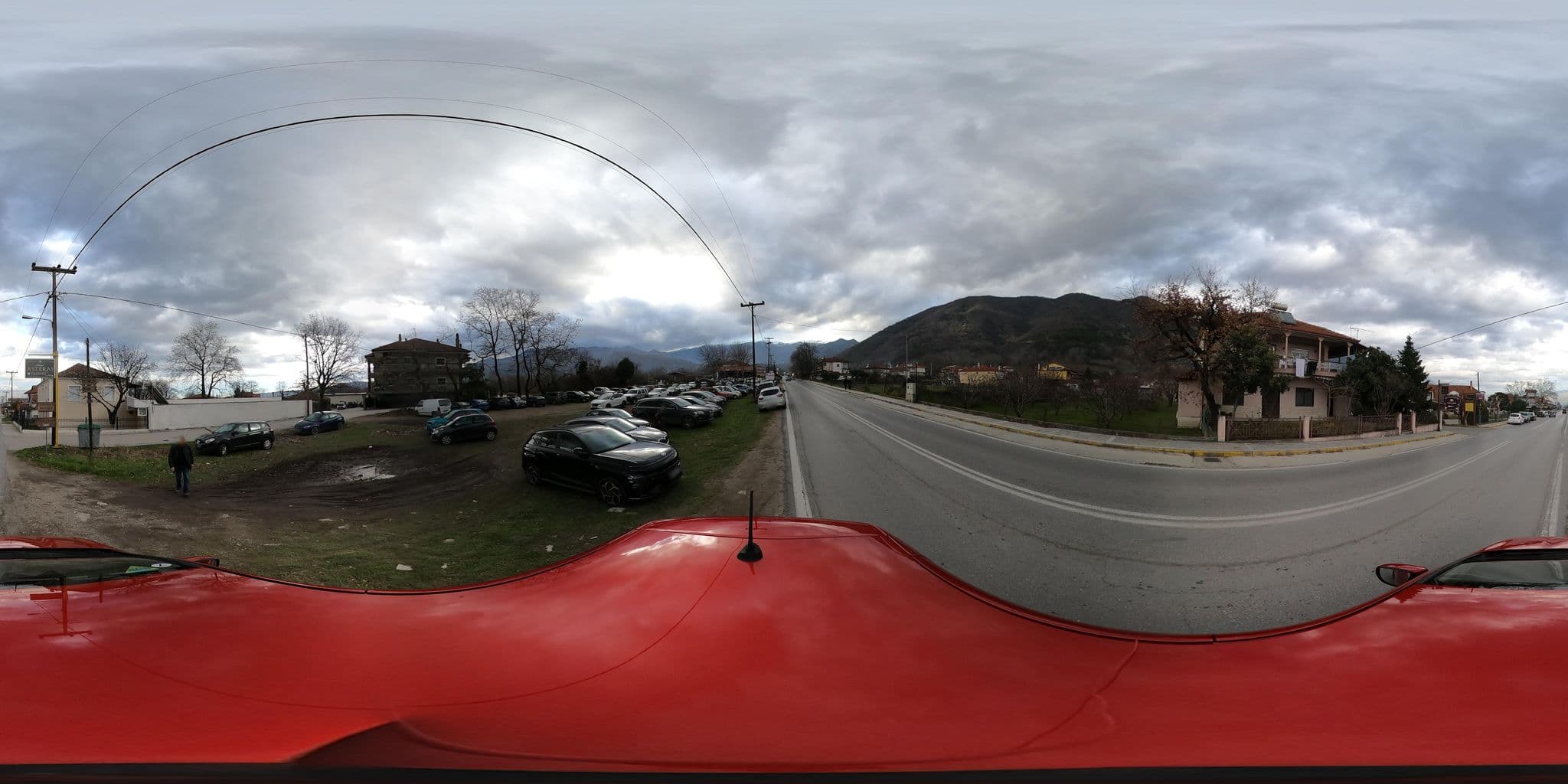 Street view near Hotel Αστέρας - Λουτρά Πόζαρ, Polykárpi — © nglf (CC BY-SA · Mapillary)