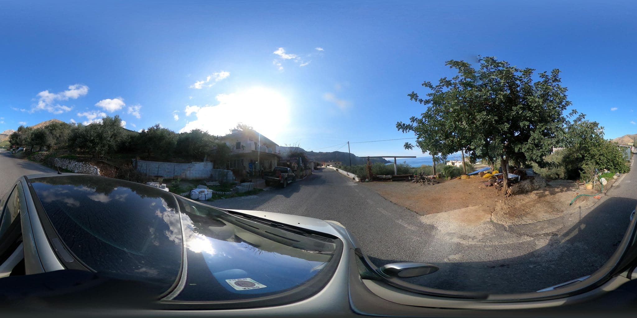 Street view near Taverna And Rooms Georgakas, Kíssamos — © alexbartzokas (CC BY-SA · Mapillary)
