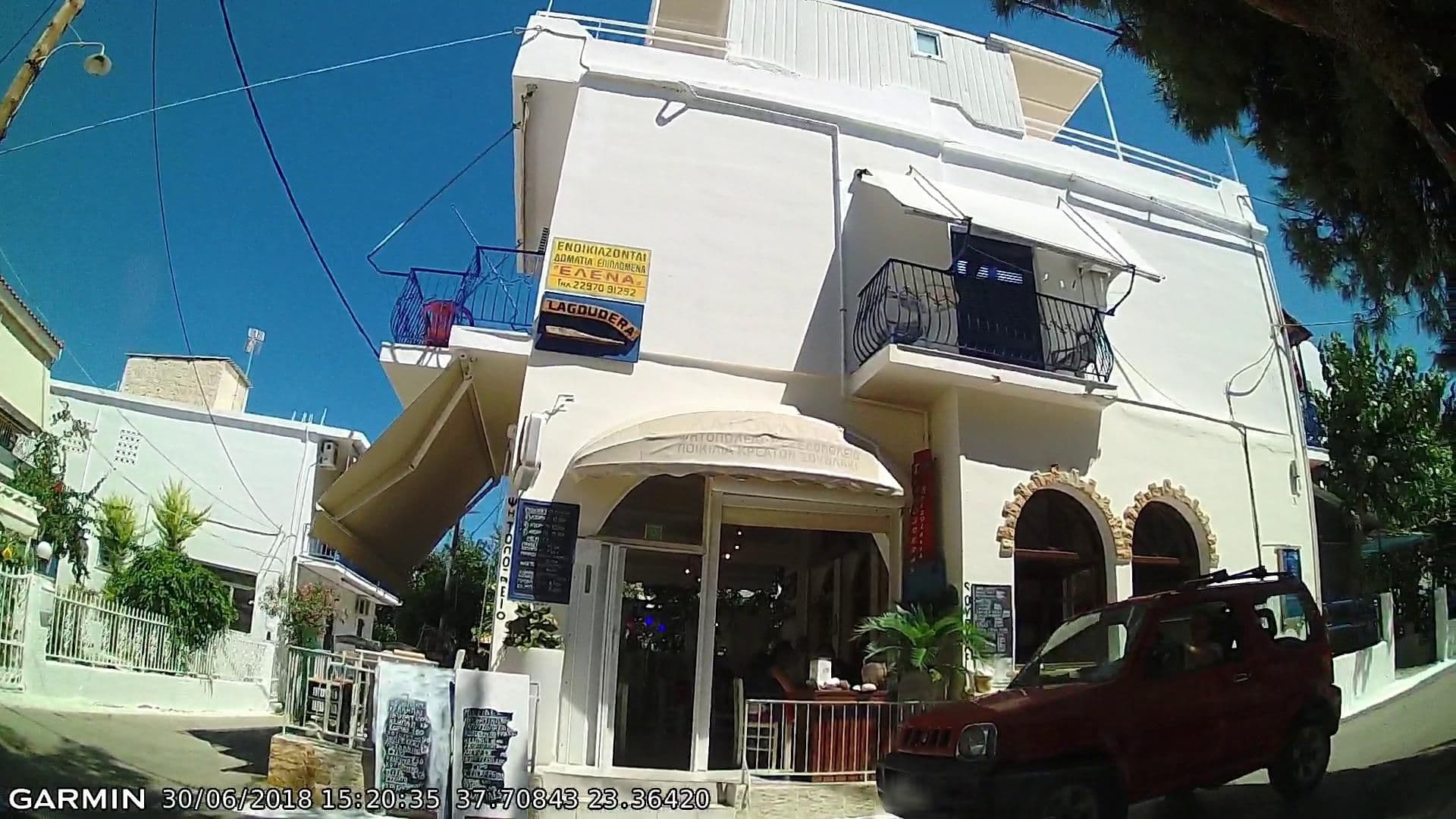 Street view near Argie Rooms, Agkístri — © pppetros (CC BY-SA · Mapillary)