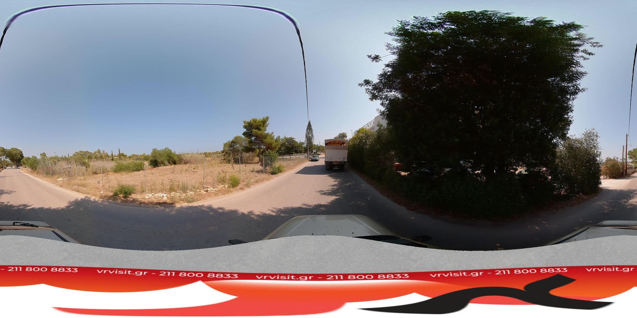 Street view near Beach Cabanas, Pórto Chéli — © VRvisit (CC BY-SA · Mapillary)