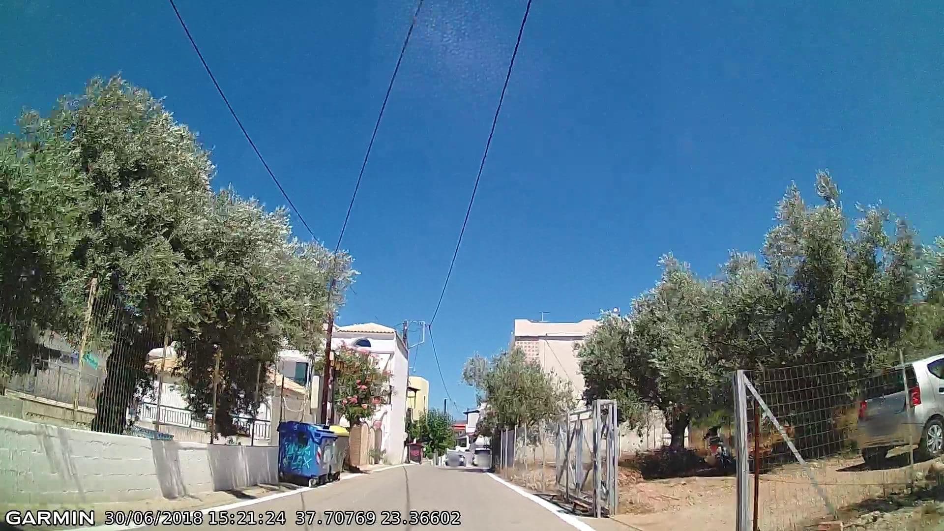 Street view near Yialos Studio, Agkístri — © pppetros (CC BY-SA · Mapillary)