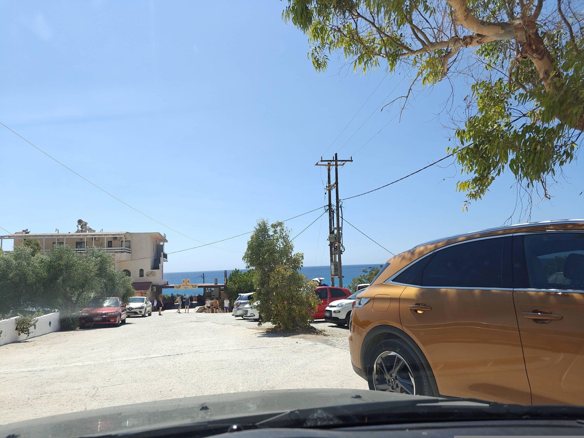Street view near Aqua Marine, Kíssamos — © grkpete (CC BY-SA · Mapillary)