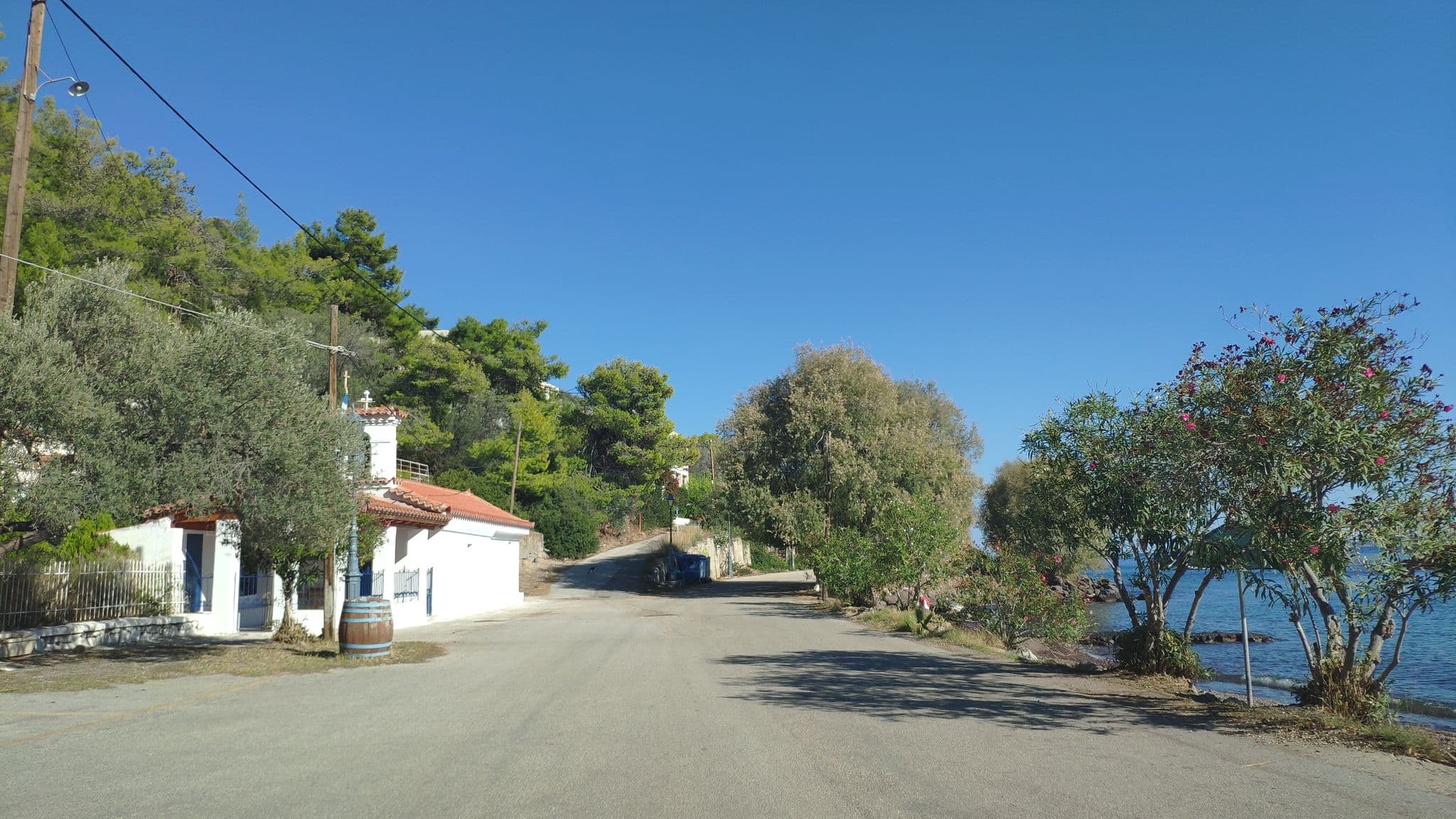 Street view near Methana Volcanic Spa, Troizína — © pppetros (CC BY-SA · Mapillary)