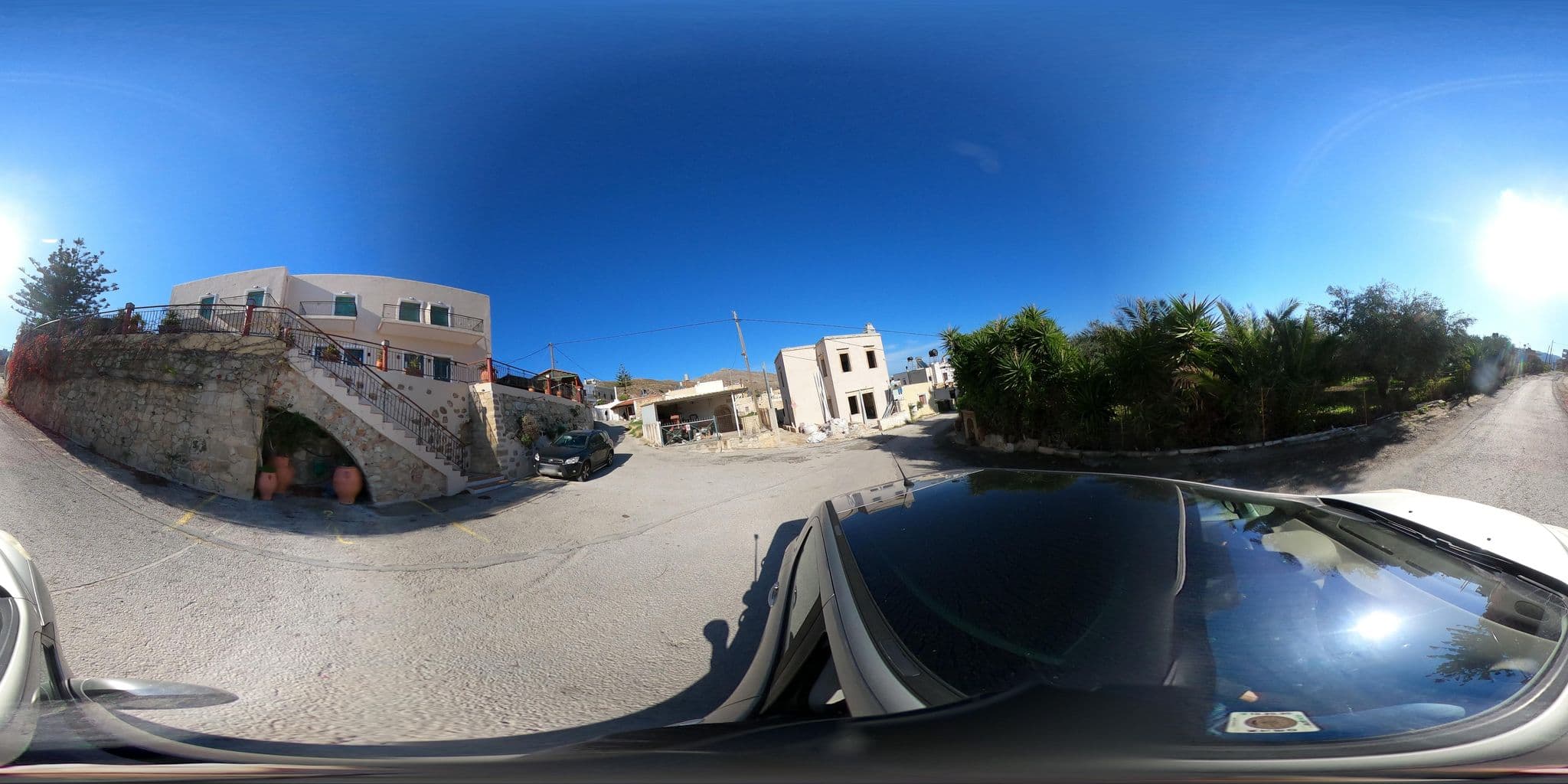 Street view near Kaliviani Hotel, Kíssamos — © alexbartzokas (CC BY-SA · Mapillary)