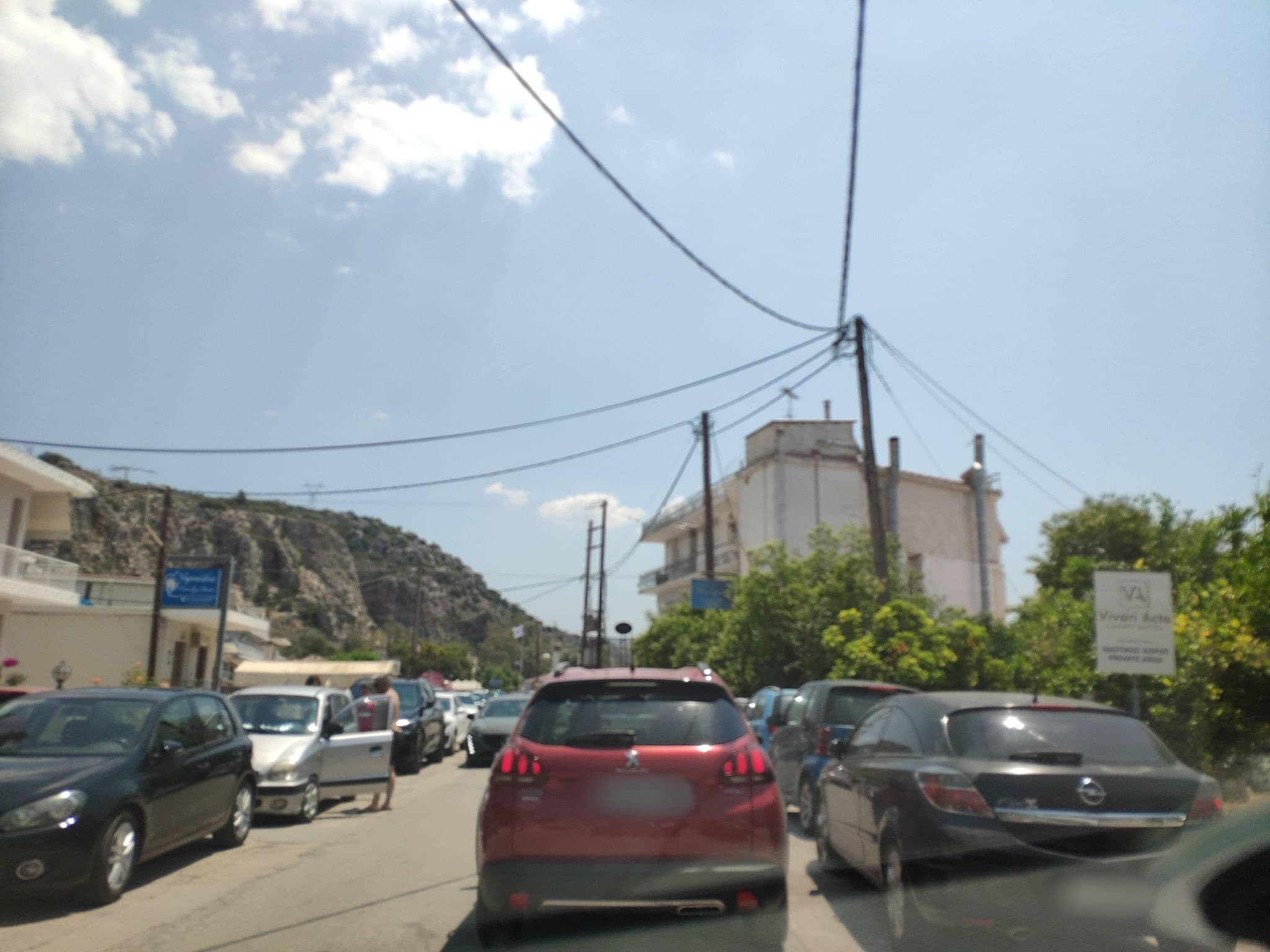 Street view near Vivari Acta, Drépanon — © pppetros (CC BY-SA · Mapillary)