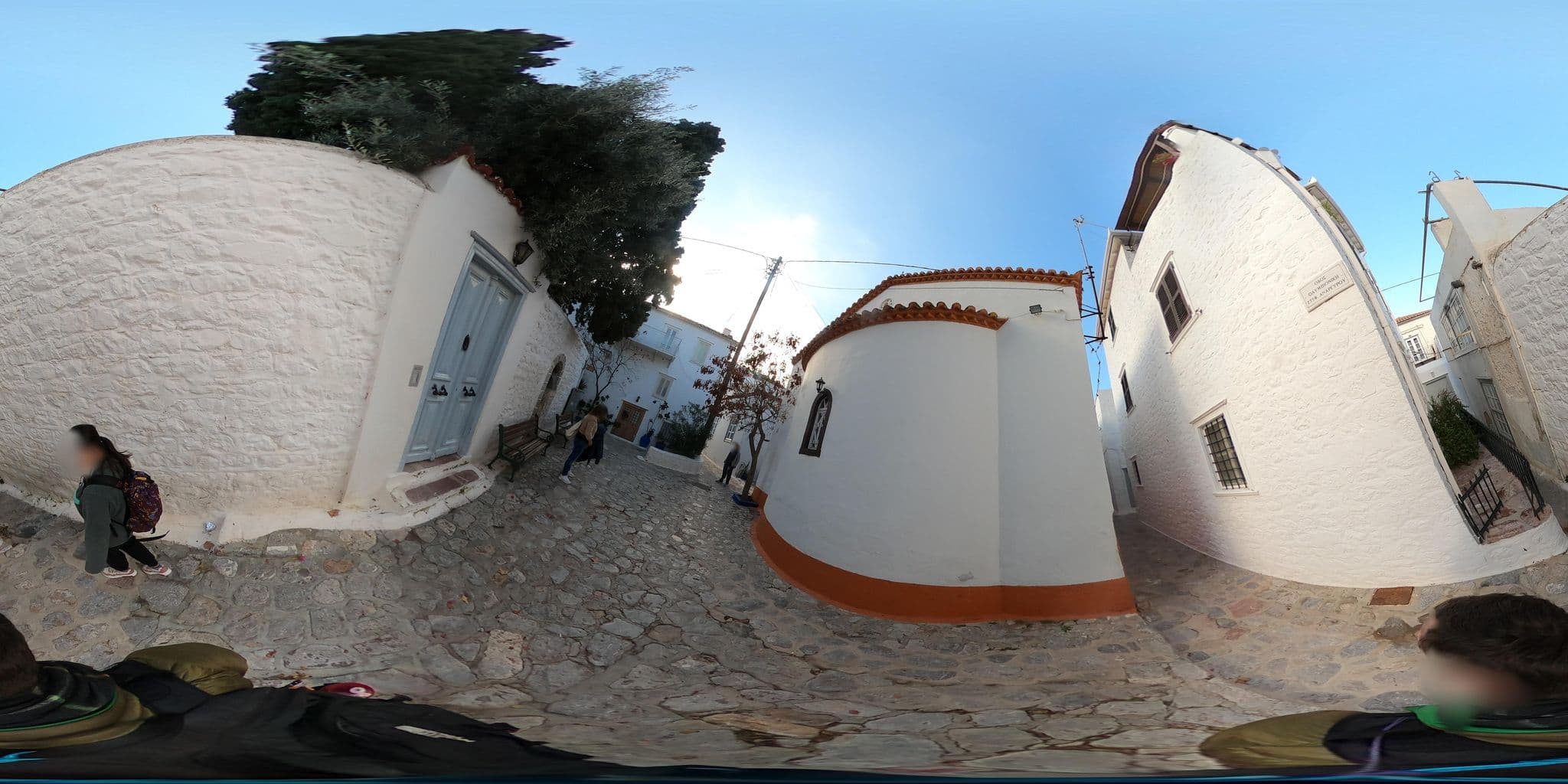 Street view near Achileas pension, Ýdra — © thompsondt (CC BY-SA · Mapillary)