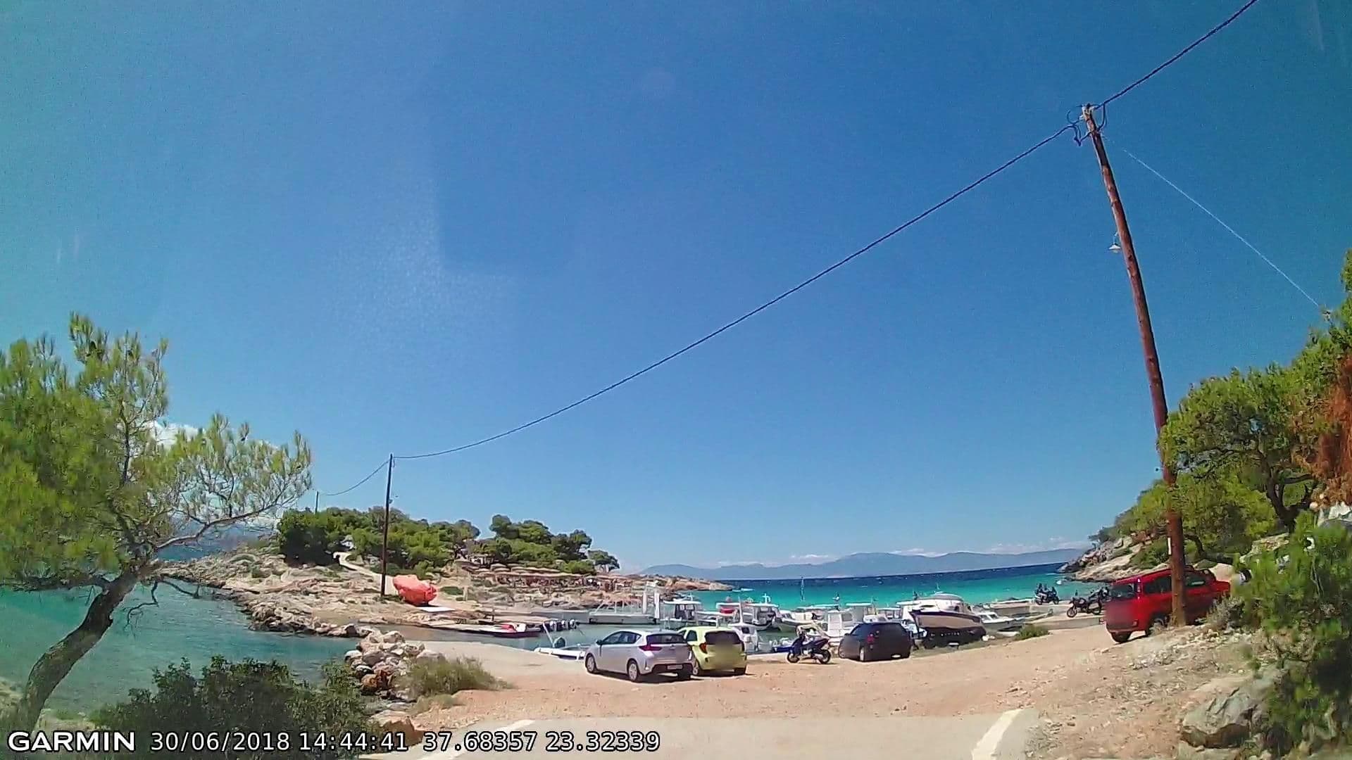 Street view near Rosy’S Little Village, Agkístri — © pppetros (CC BY-SA · Mapillary)