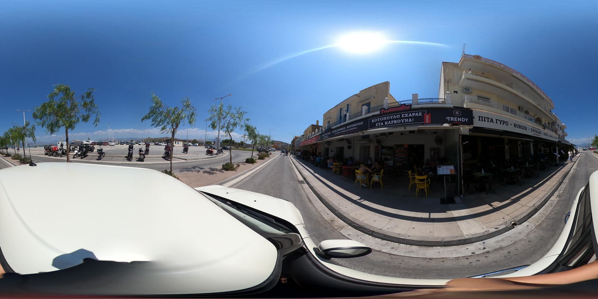 Street view near Polydor Hotel, Náfplio — © efikour (CC BY-SA · Mapillary)