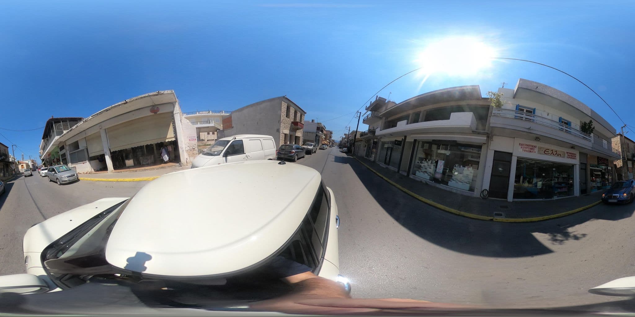 Street view near Mommy Luxury Resort Hotel -all inclusive, Skála — © efikour (CC BY-SA · Mapillary)