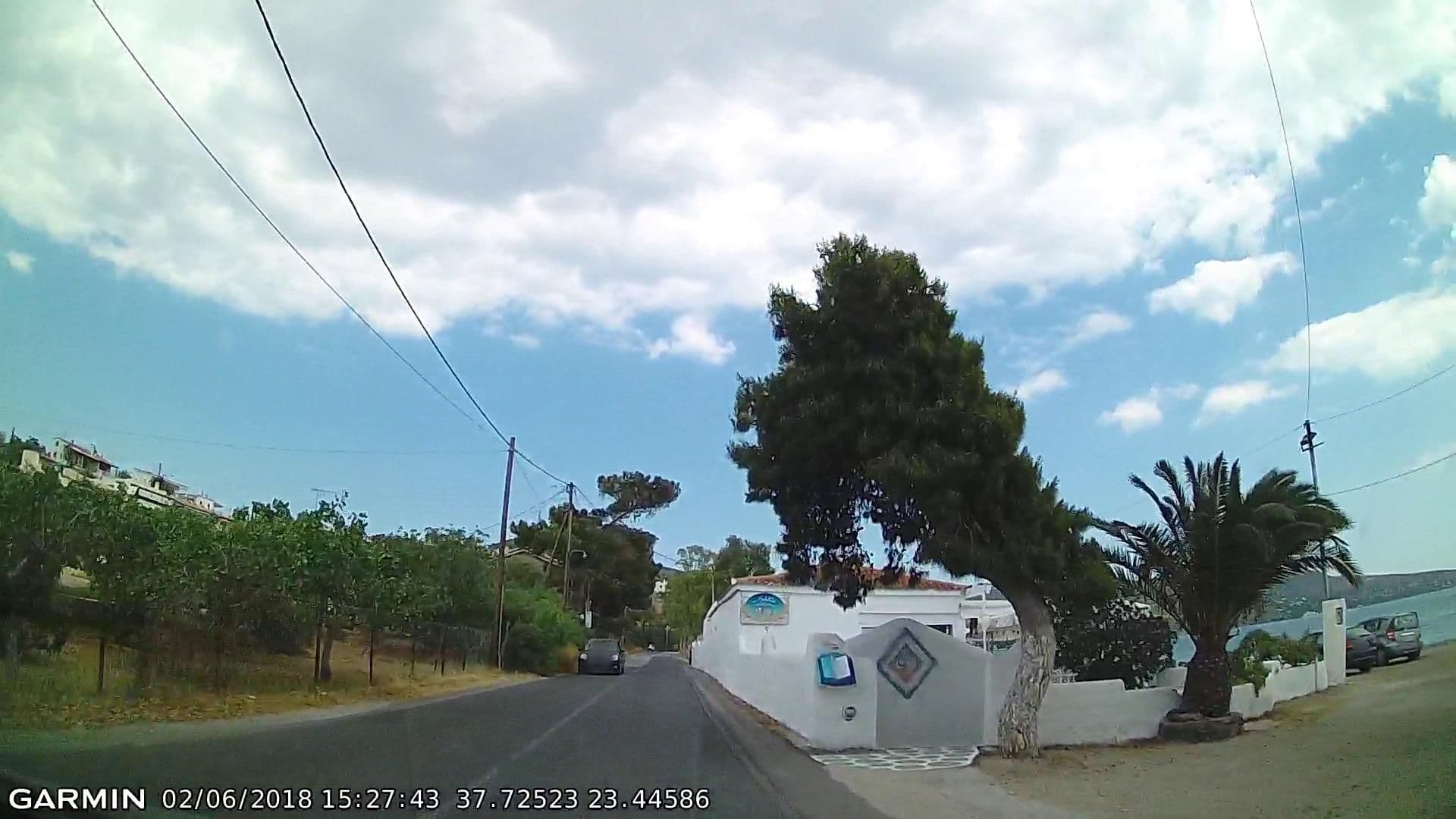 Street view near Stefanie Studios, Aegina — © pppetros (CC BY-SA · Mapillary)