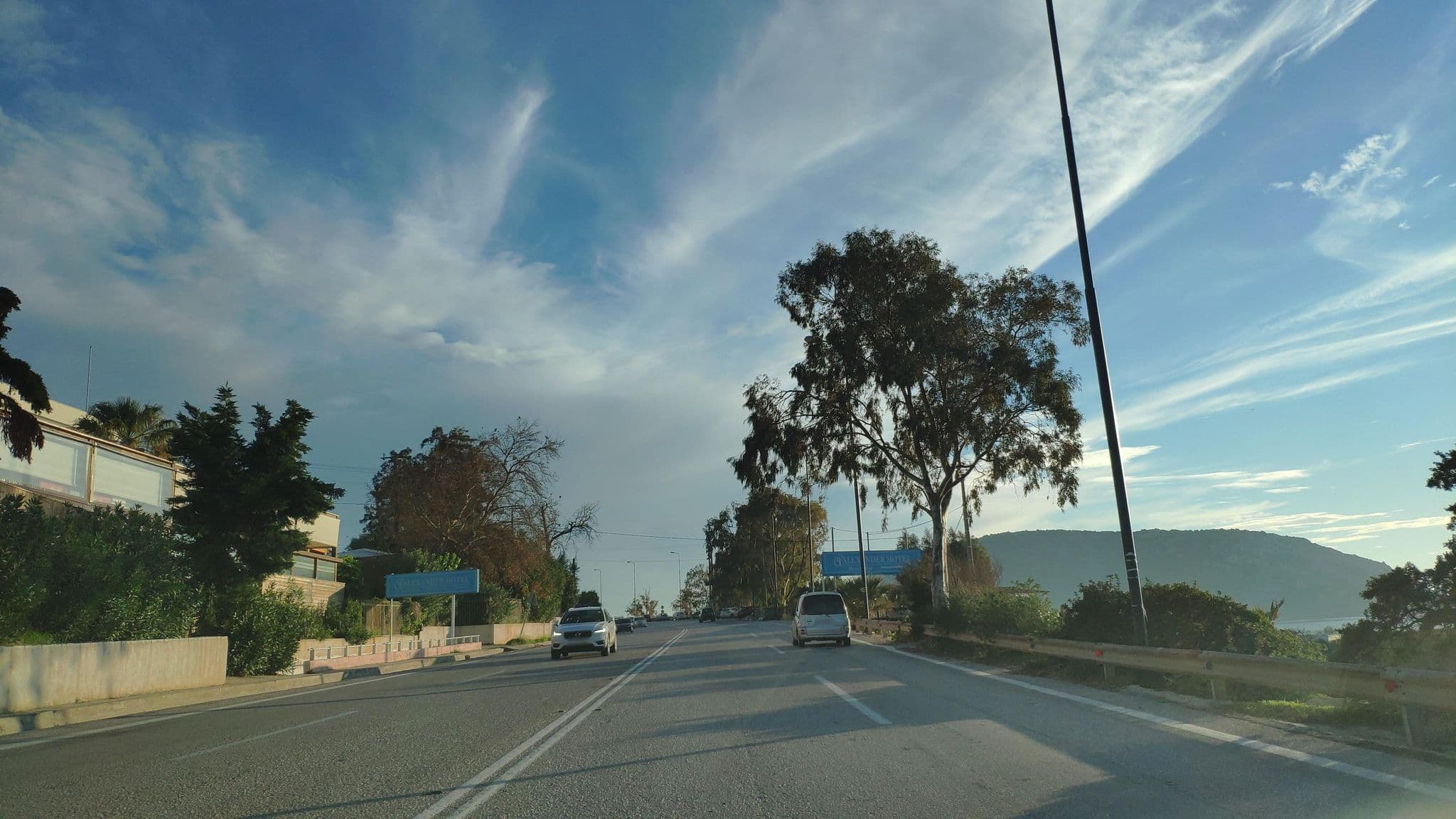 Street view near Hotel Alexander, Saronída — © pppetros (CC BY-SA · Mapillary)