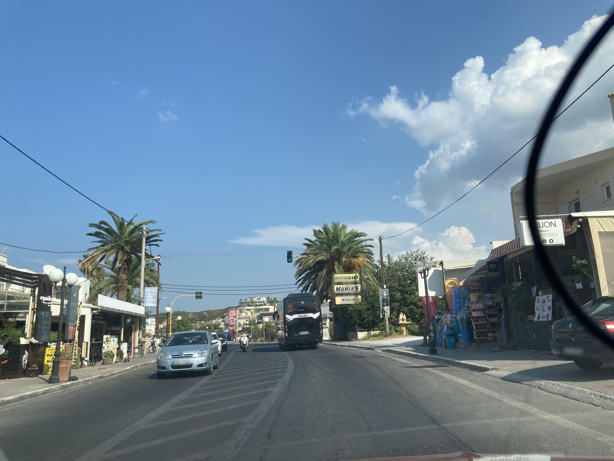 Street view near Irini Apartments Suntan Area, Galatás — © fod (CC BY-SA · Mapillary)