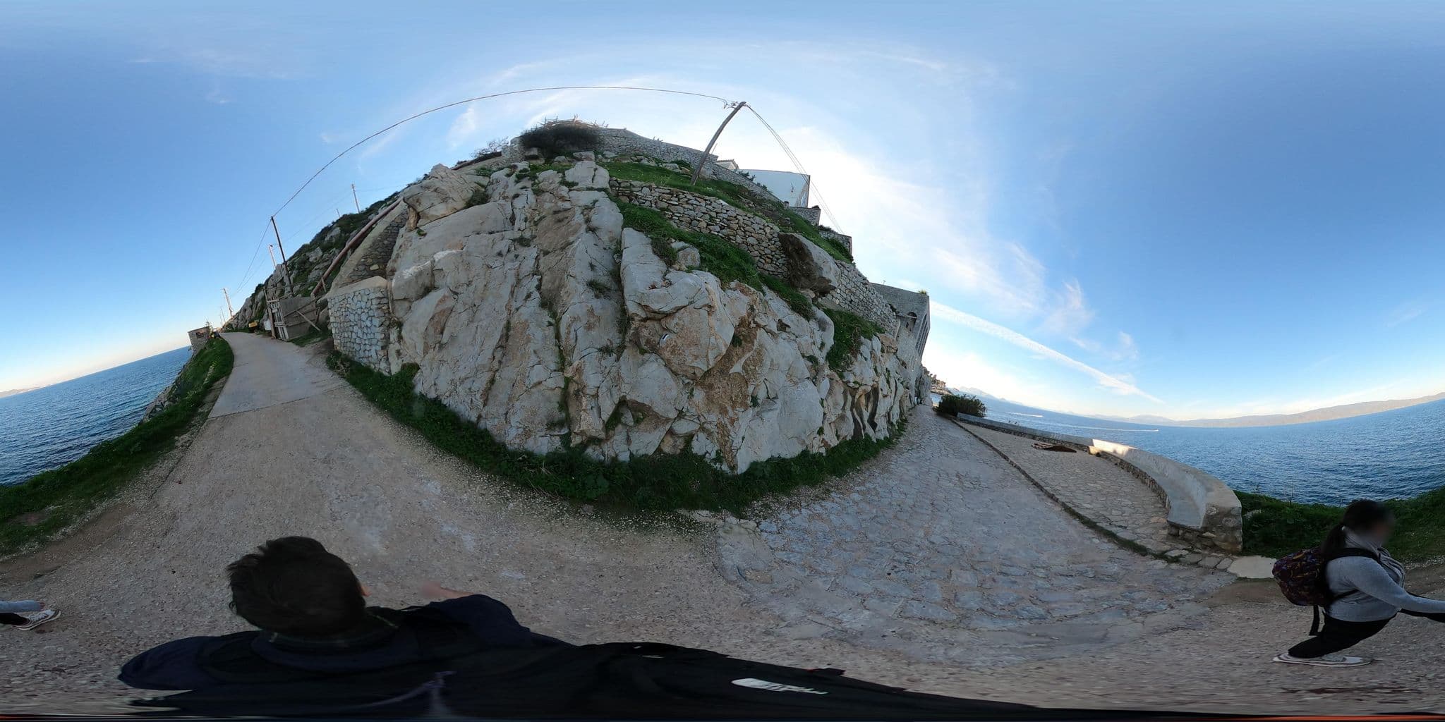 Street view near Villa Castello, Ýdra — © thompsondt (CC BY-SA · Mapillary)