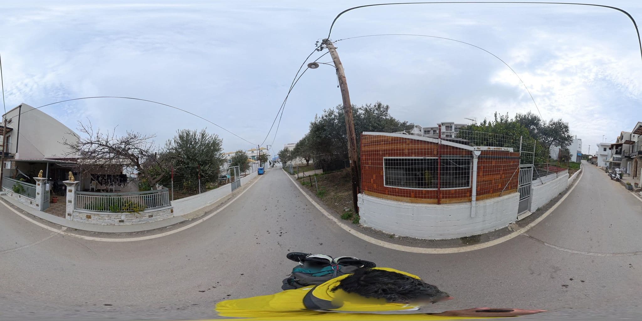 Street view near Studio Dedes, Agkístri — © NickGar (CC BY-SA · Mapillary)