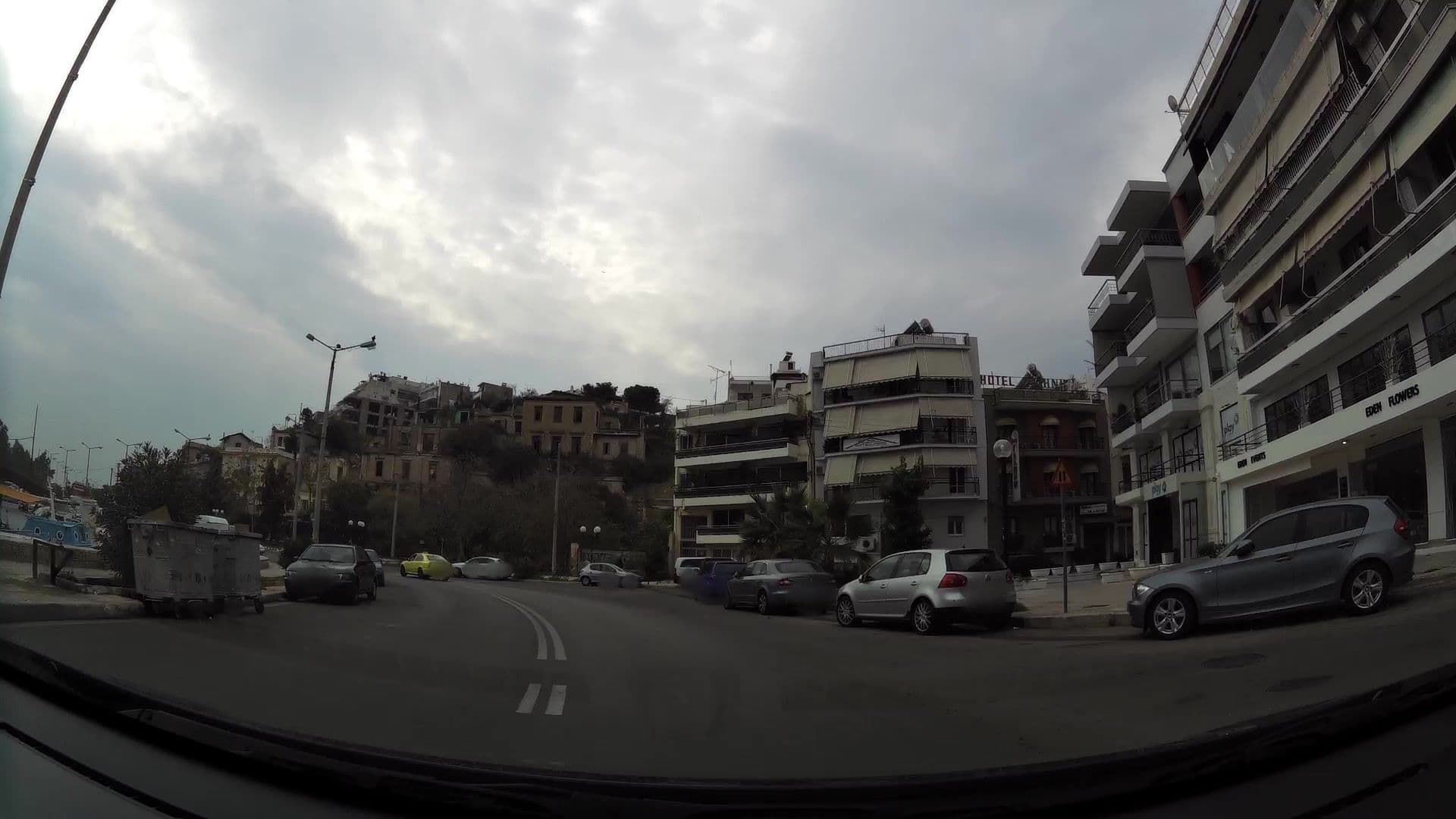 Street view near Hotel Galini, Piraeus — © kaartcam (CC BY-SA · Mapillary)