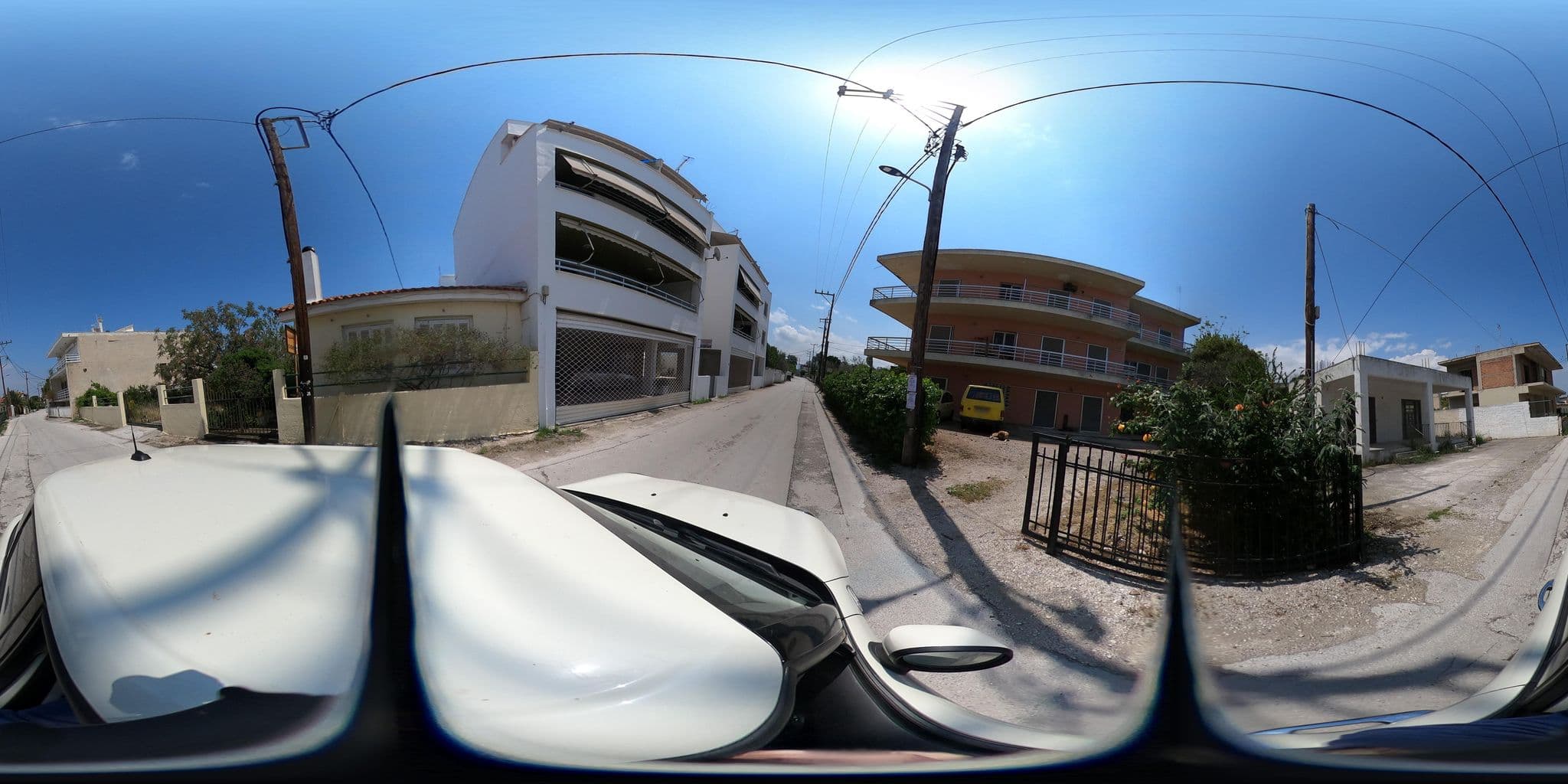 Street view near Nerantza Naoumidis Resort, Kokkónion — © efikour (CC BY-SA · Mapillary)