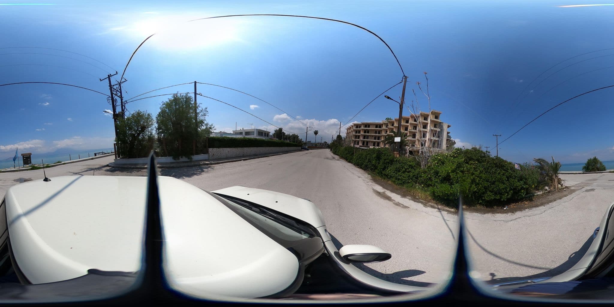 Street view near Verde&Mare Bungalows, Kokkónion — © efikour (CC BY-SA · Mapillary)