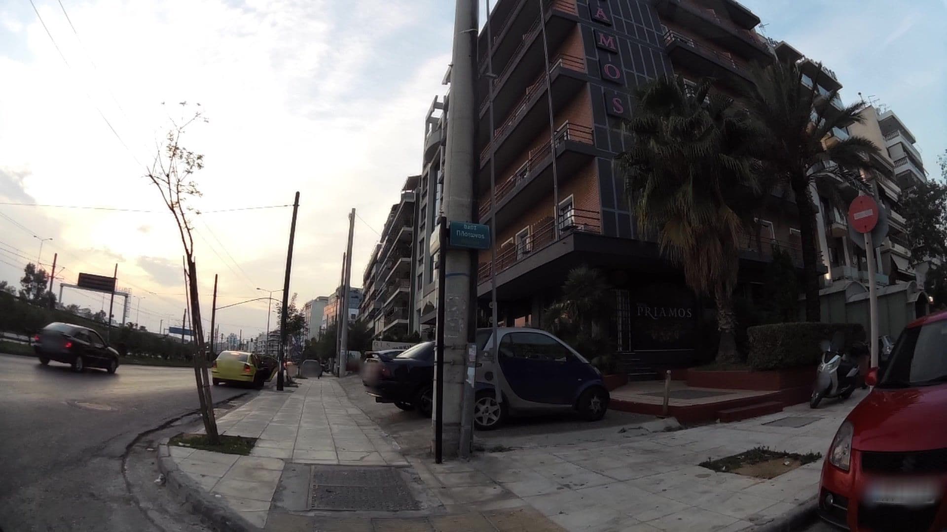 Street view near GLS Boutique Hotel (Priamos II), Moskháton — © kaartcam (CC BY-SA · Mapillary)