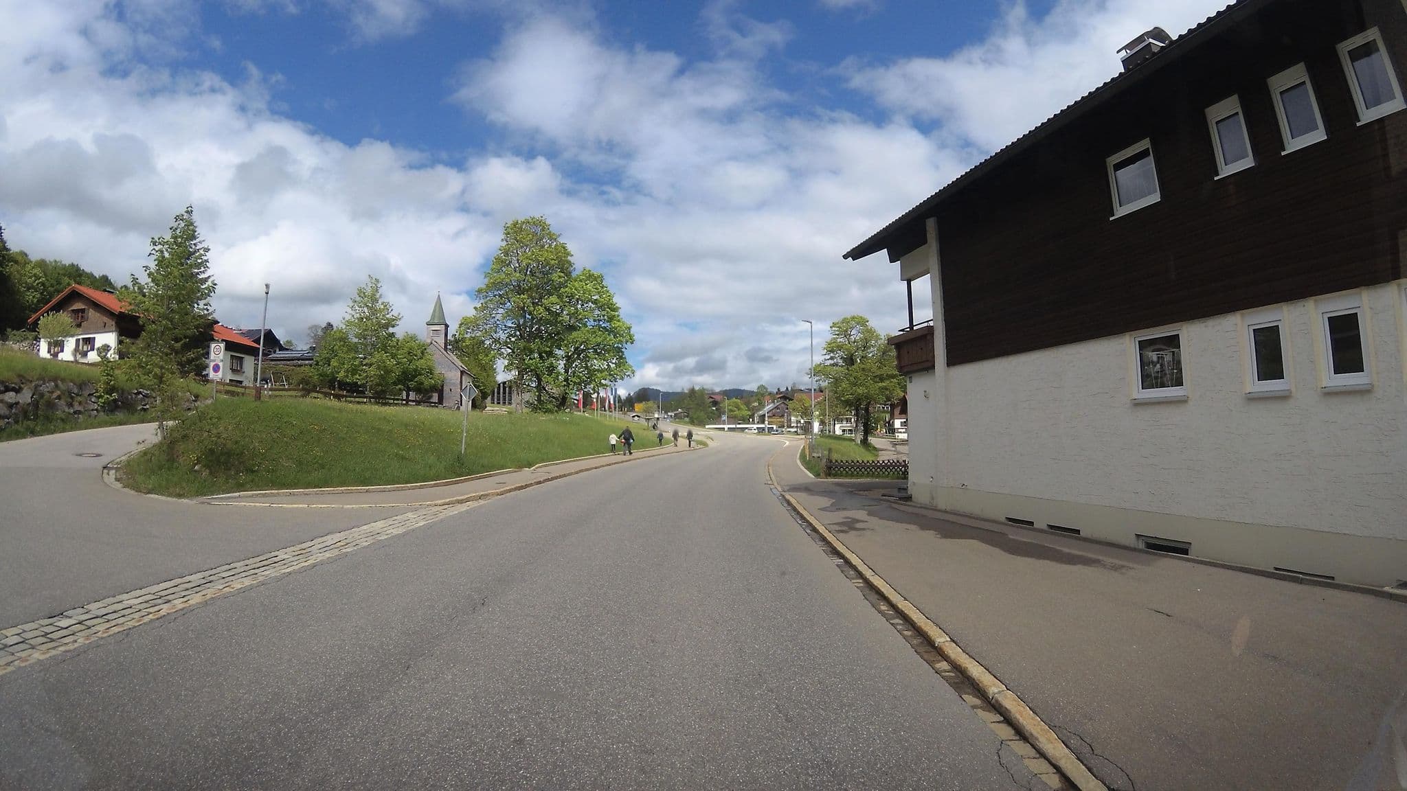 Street view near Haus Marianne, Tannheim
