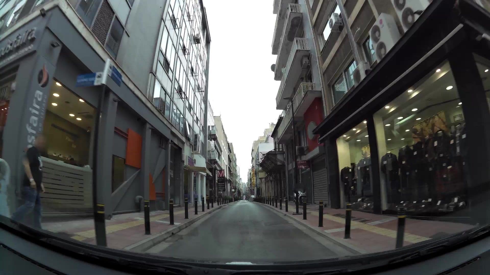 Street view near Eva Hotel, Piraeus — © kaartcam (CC BY-SA · Mapillary)