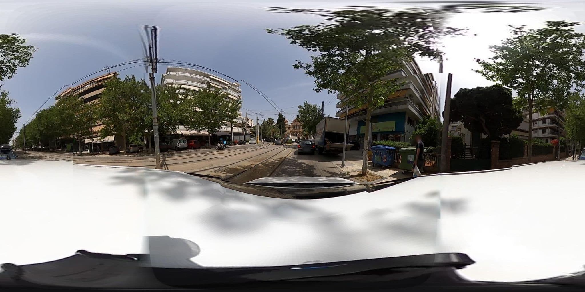 Street view near b&b close to beach, Palaió Fáliro — © Triantafyllos_F20 (CC BY-SA · Mapillary)