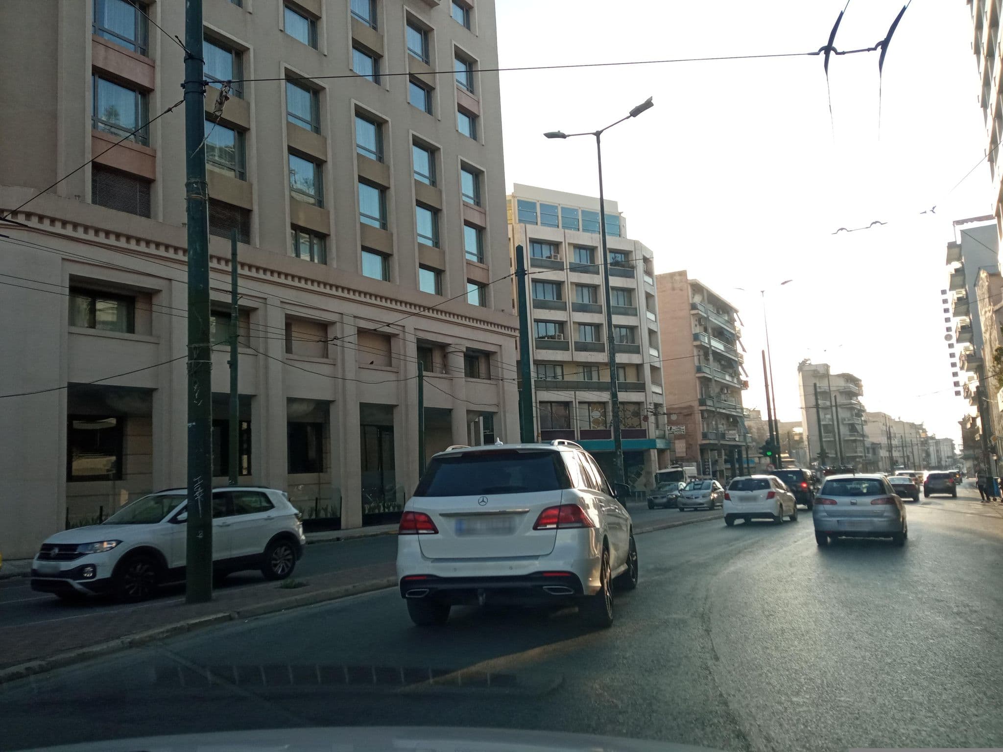 Street view near Classical Athens Hotel Roof Top Pool, Athens — © George_210 (CC BY-SA · Mapillary)