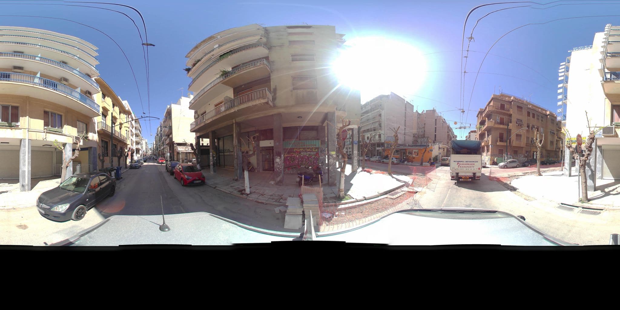 Street view near Hotel EVA, Athens — © zaf3kala (CC BY-SA · Mapillary)