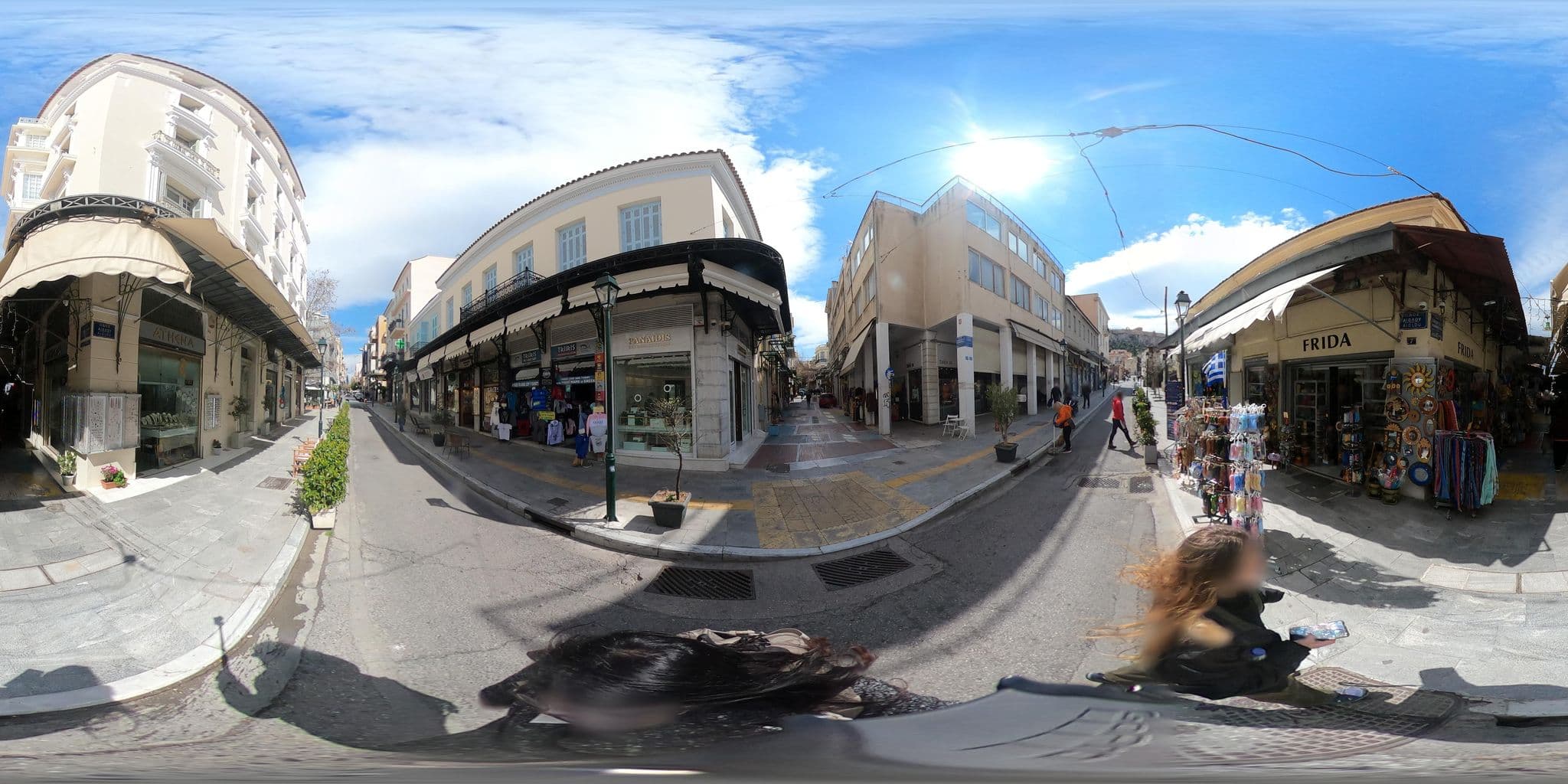 Street view near 24K Athena Suites, Athens — © sokoukou (CC BY-SA · Mapillary)