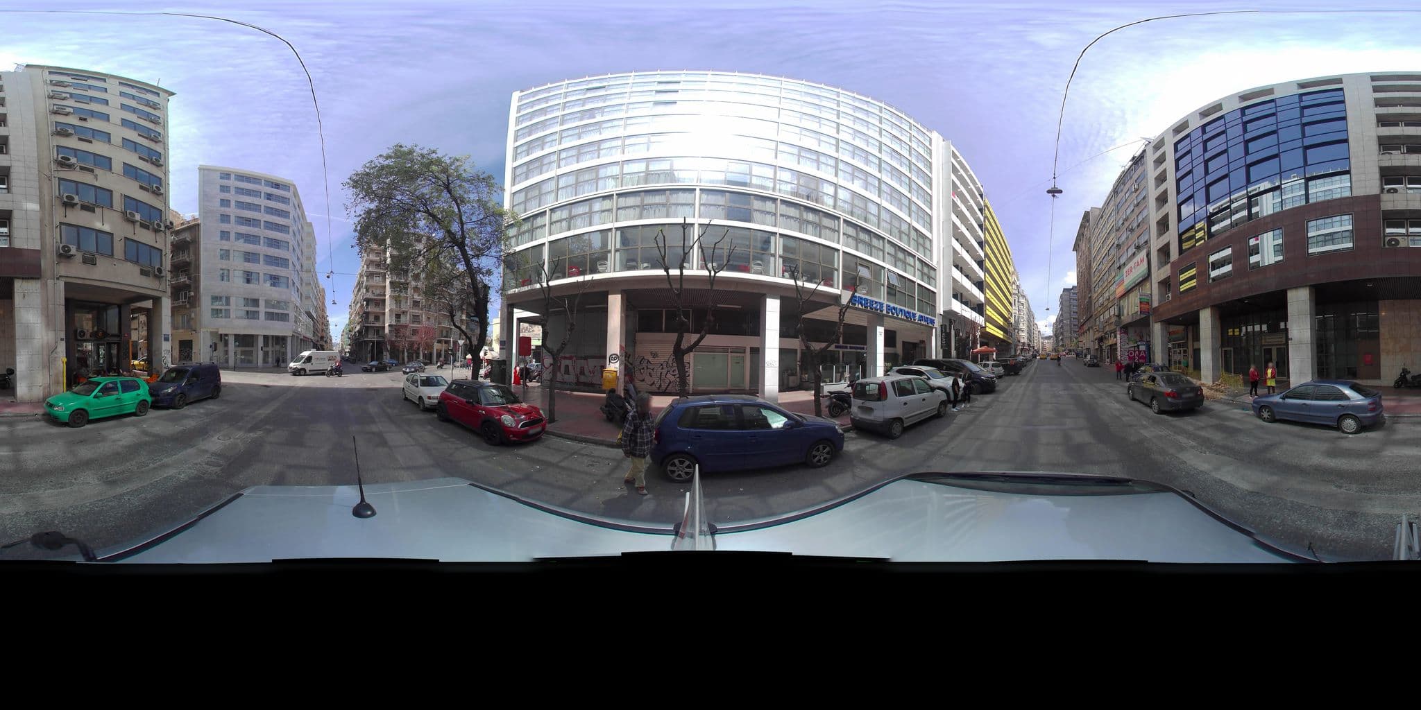 Street view near Ermass Modern Living Apartments, Athens — © zaf3kala (CC BY-SA · Mapillary)