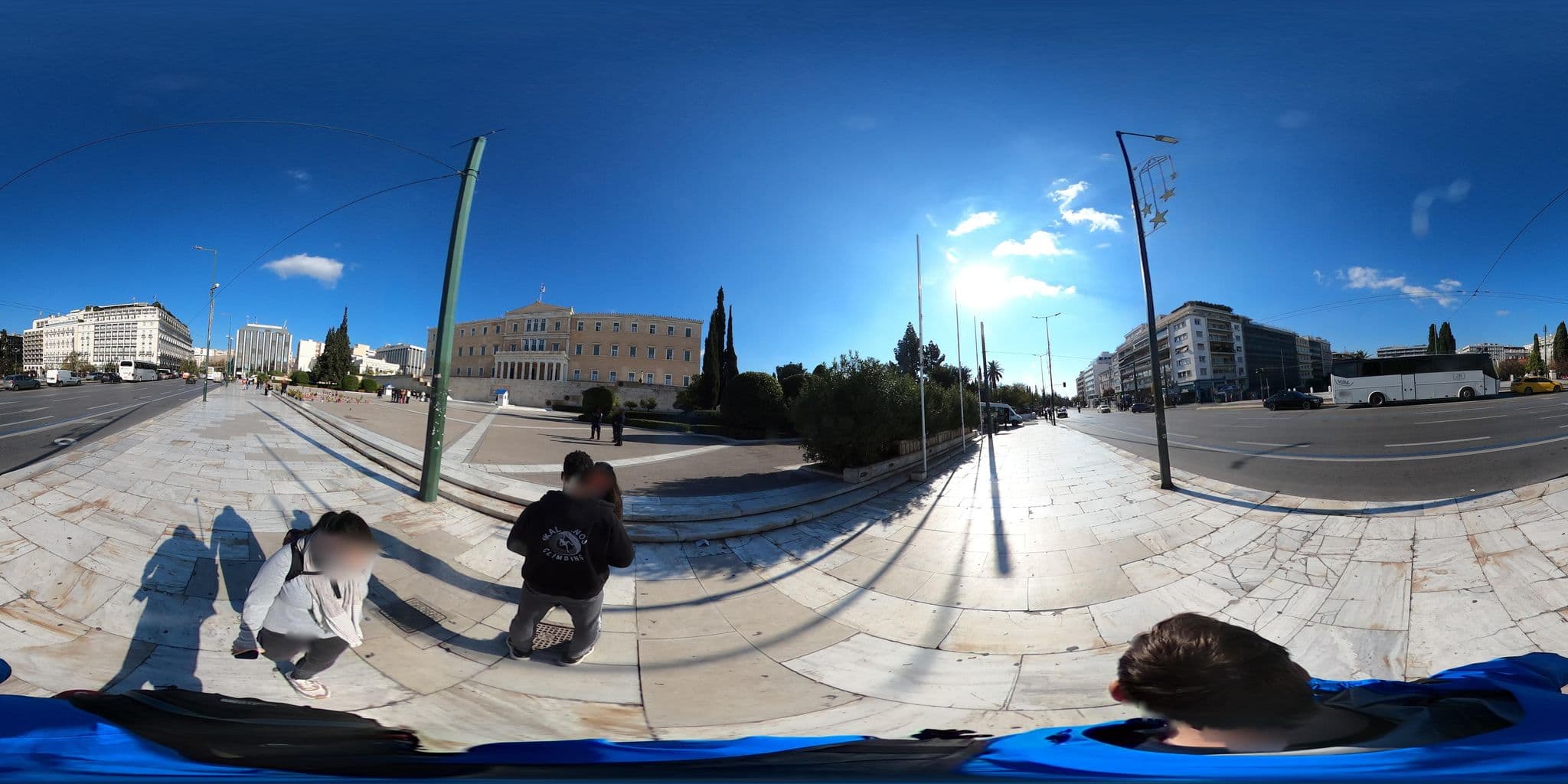 Street view near Arion Renaissance Hotel Βασιλικός, Athens — © thompsondt (CC BY-SA · Mapillary)