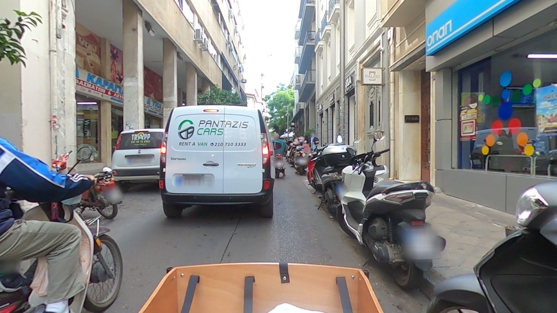 Street view near Athinn Residence, Athens — © efikour (CC BY-SA · Mapillary)