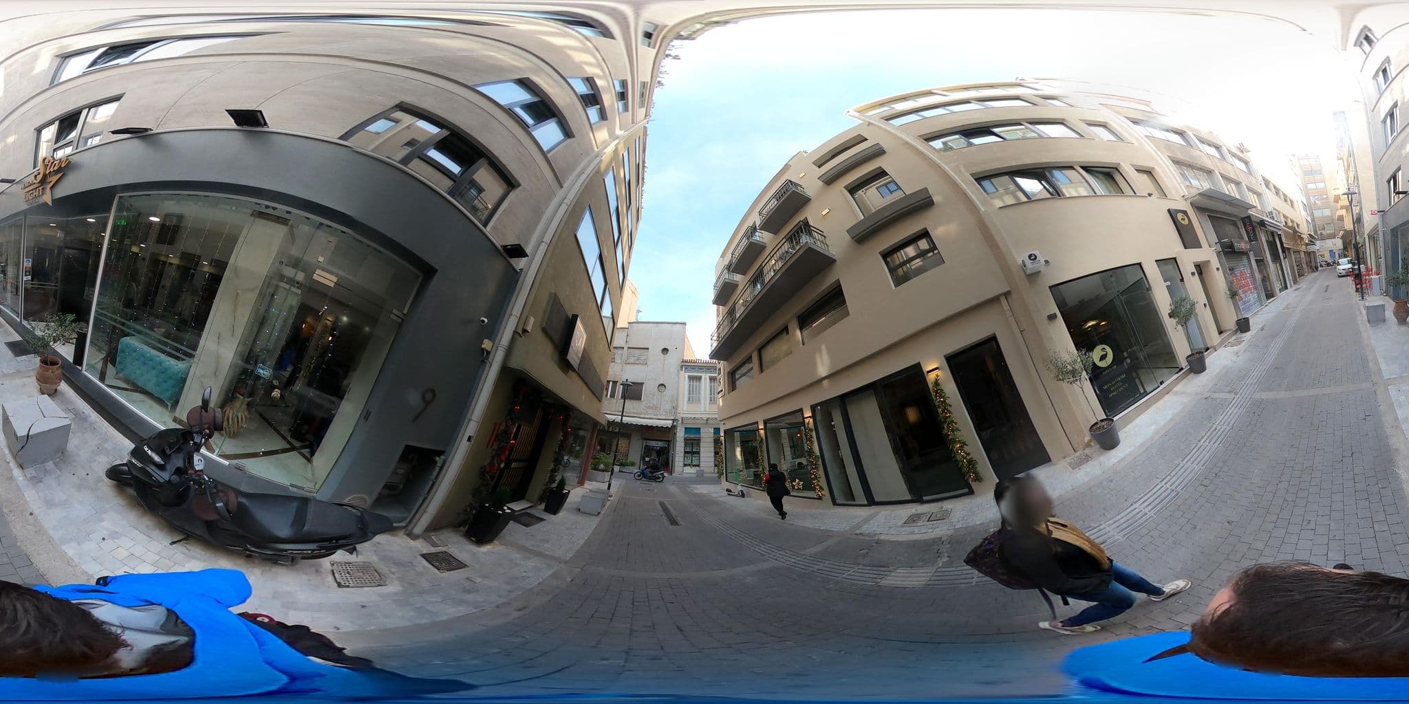 Street view near Starlight Hotel, Athens — © thompsondt (CC BY-SA · Mapillary)