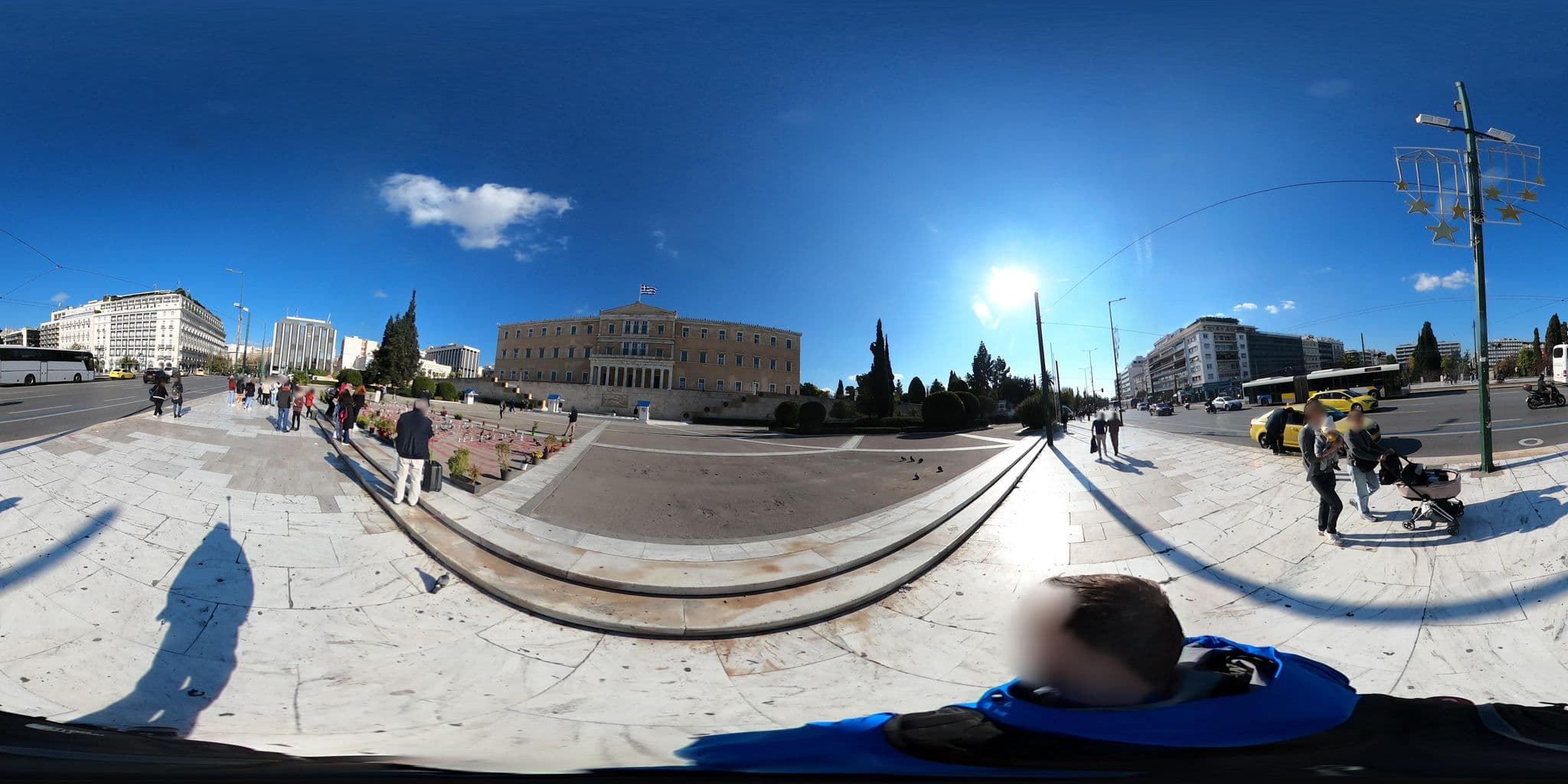 Street view near Ξενοδοχειον των Πτωχων, Athens — © thompsondt (CC BY-SA · Mapillary)