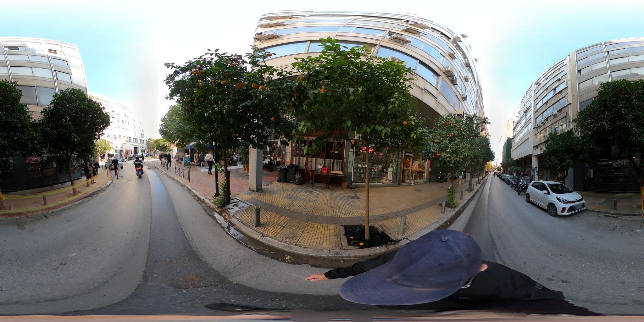 Street view near The Gem Society, Athens — © costasl (CC BY-SA · Mapillary)