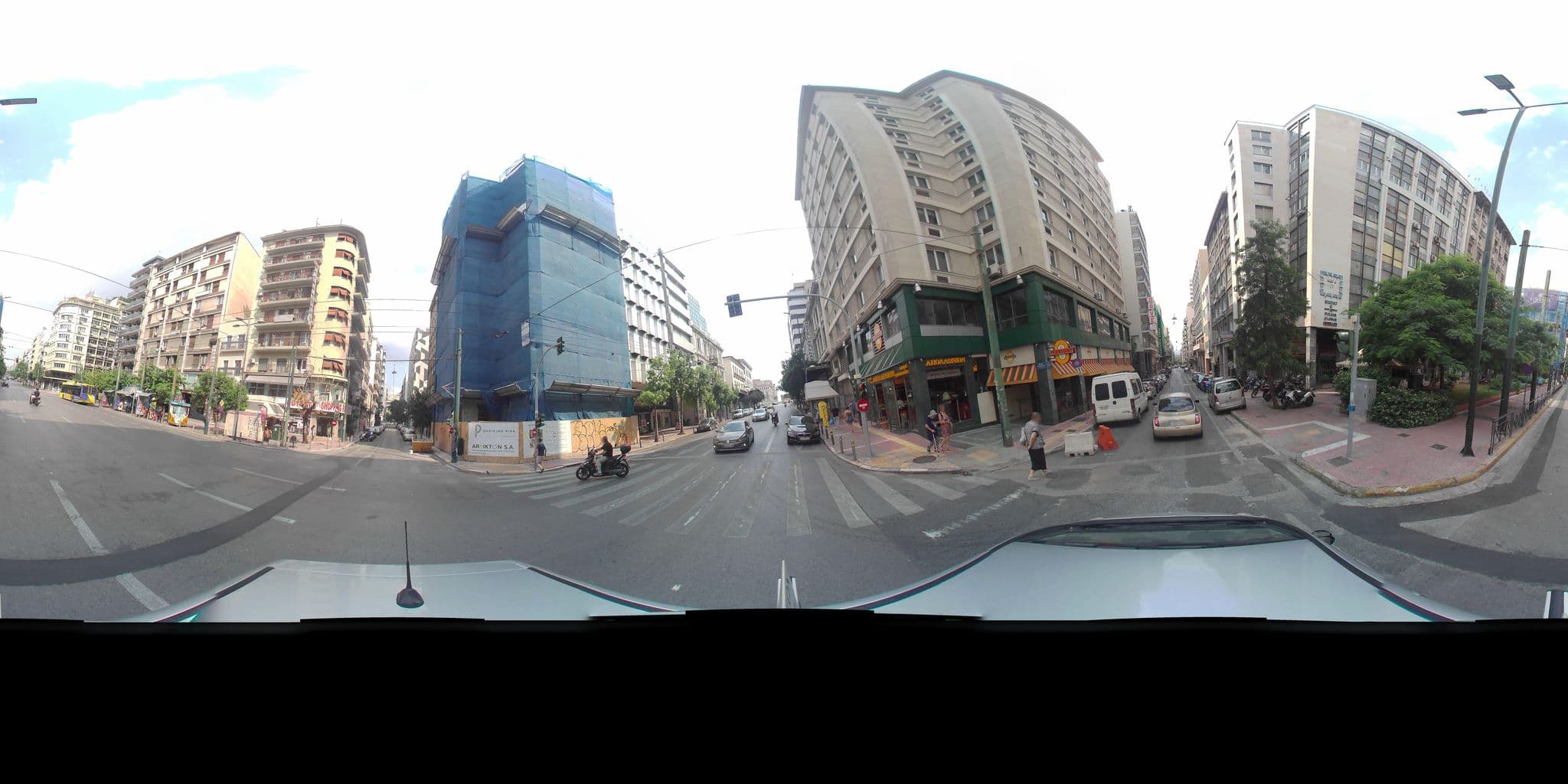 Street view near Hotel Artemision, Athens — © zaf3kala (CC BY-SA · Mapillary)
