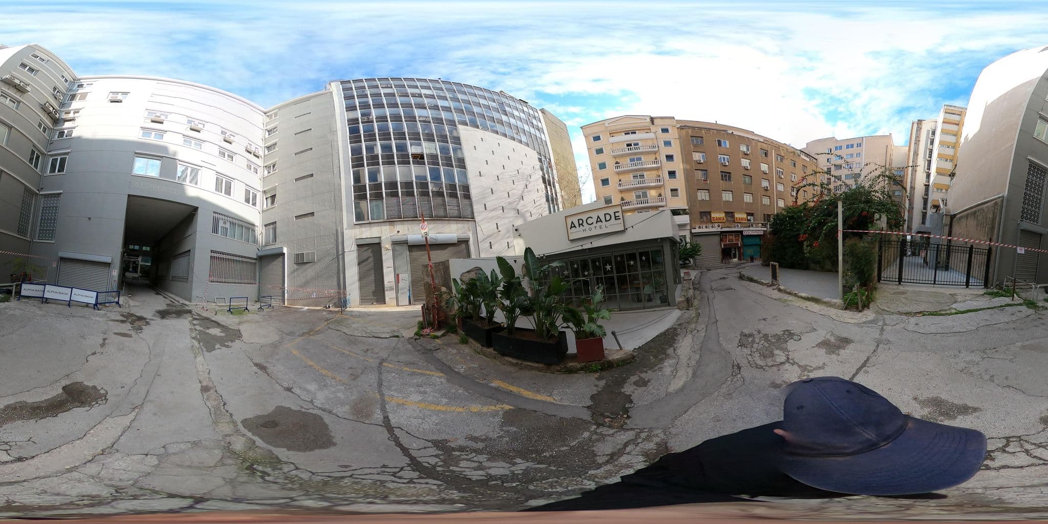 Street view near Aeolos Luxury Suites, Athens — © costasl (CC BY-SA · Mapillary)