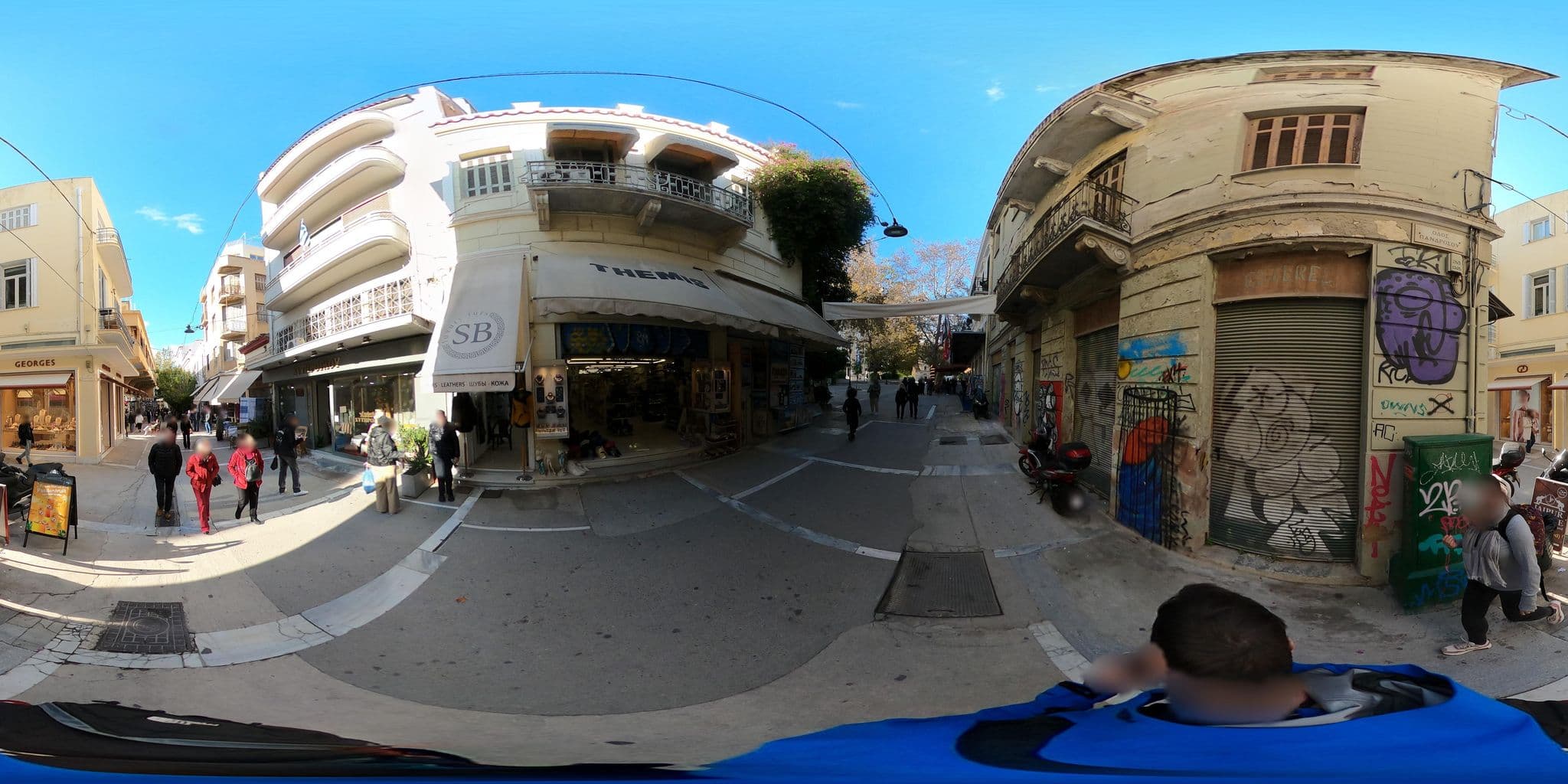 Street view near Ciel Living, Athens — © thompsondt (CC BY-SA · Mapillary)