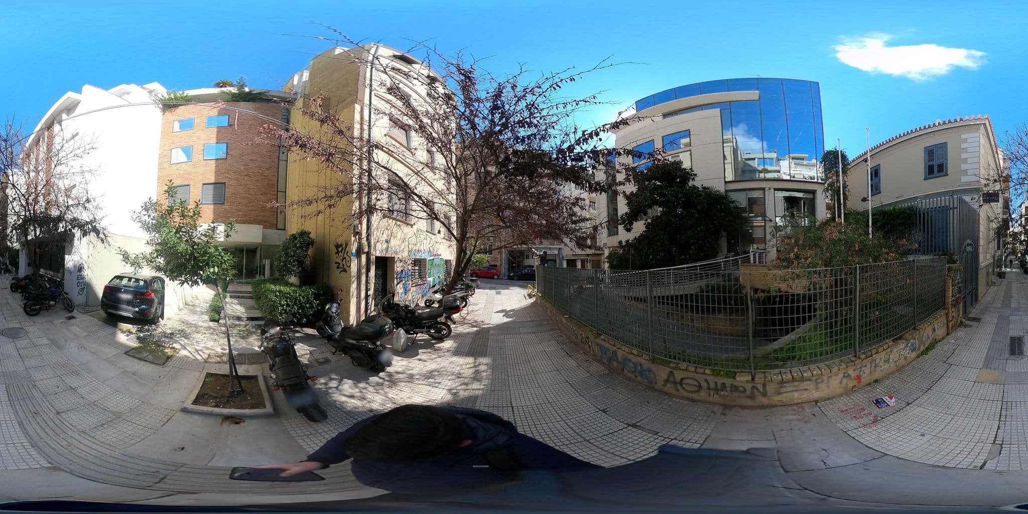 Street view near Bohemian Suites Athens, Athens — © alexbartzokas (CC BY-SA · Mapillary)