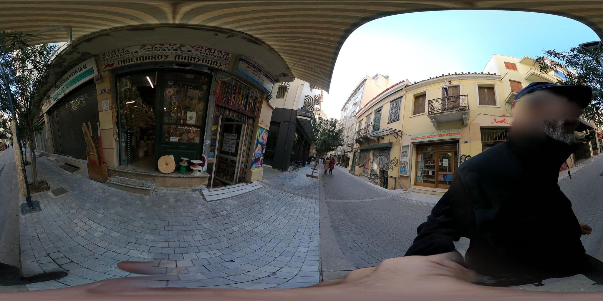 Street view near Athens4, Athens — © costasl (CC BY-SA · Mapillary)
