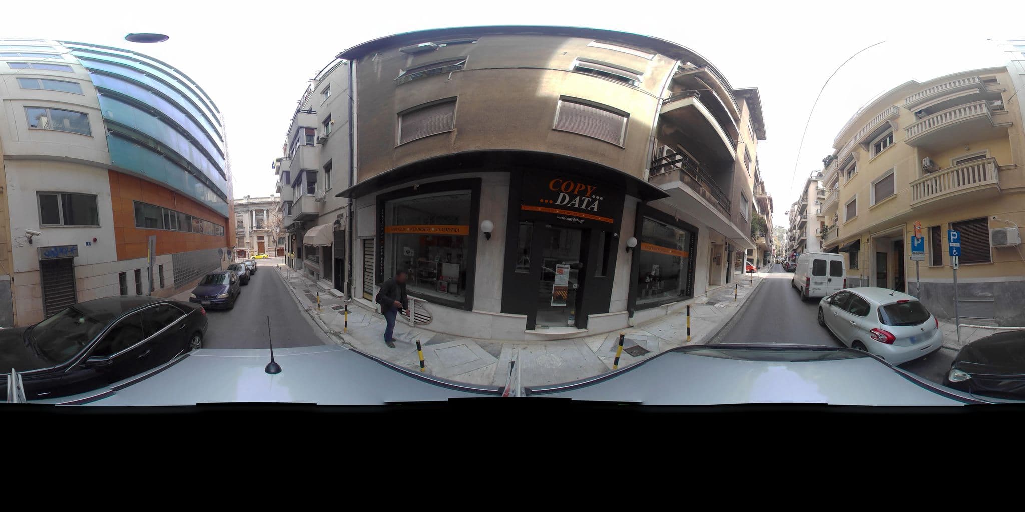 Street view near Club Mediterranee Ελλασ, Athens — © zaf3kala (CC BY-SA · Mapillary)