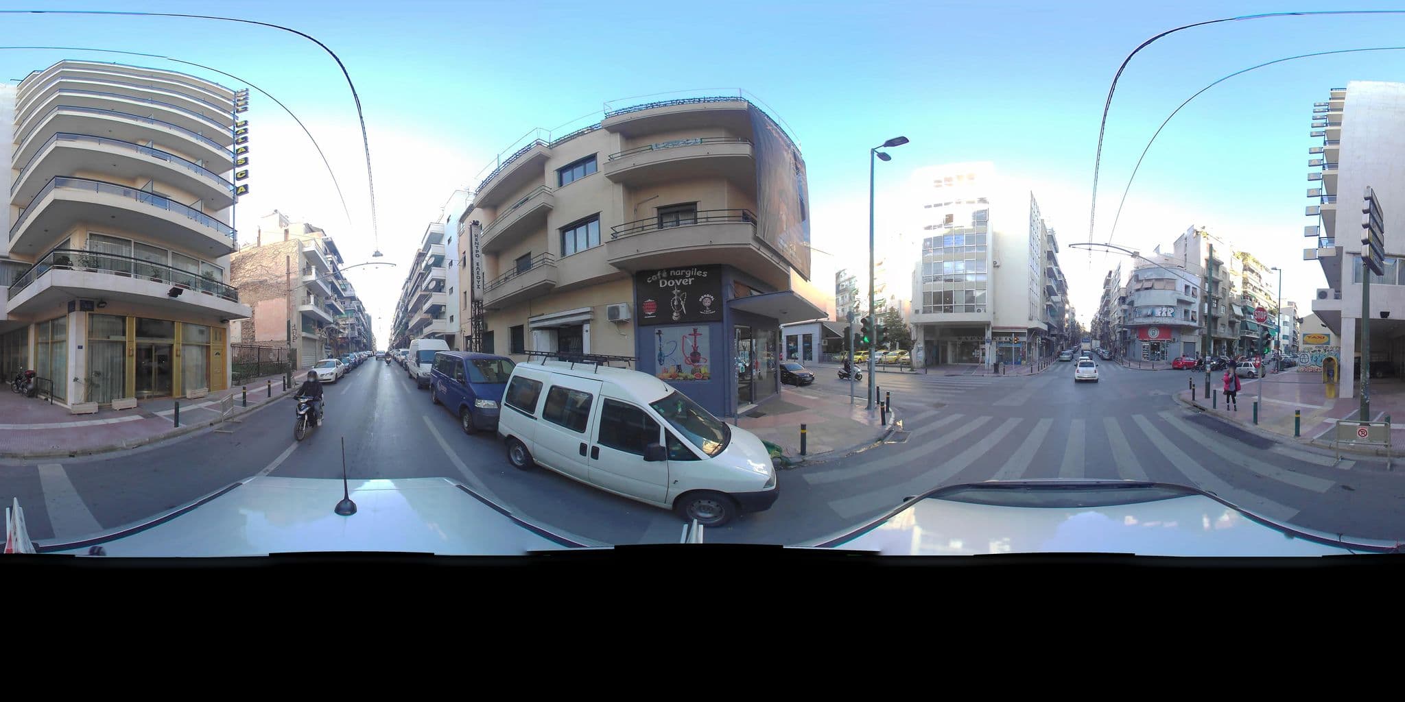 Street view near Balasca Hotel Athens, Athens — © zaf3kala (CC BY-SA · Mapillary)