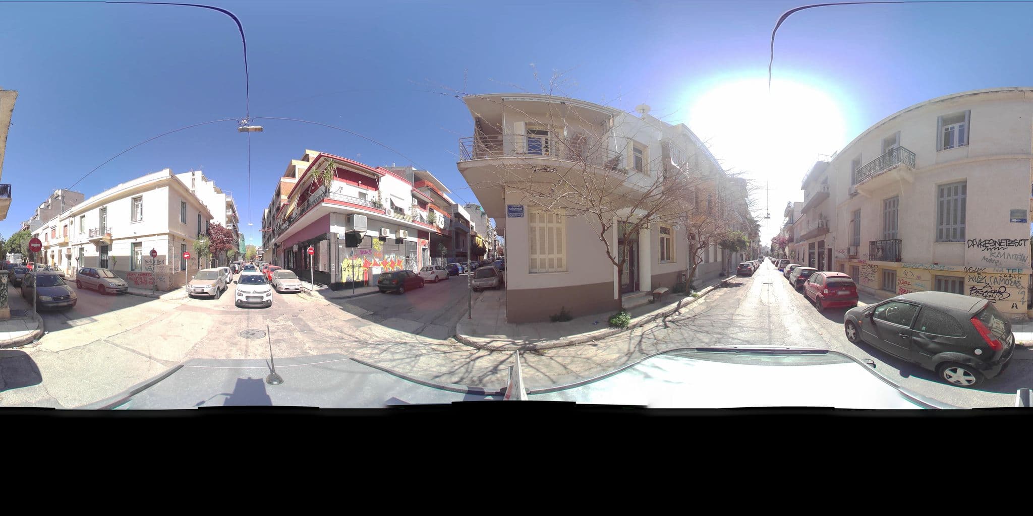 Street view near Loom Athens, Athens — © zaf3kala (CC BY-SA · Mapillary)