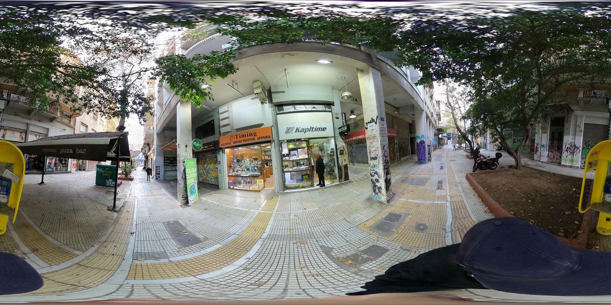 Street view near Θεοξενια, Athens — © costasl (CC BY-SA · Mapillary)