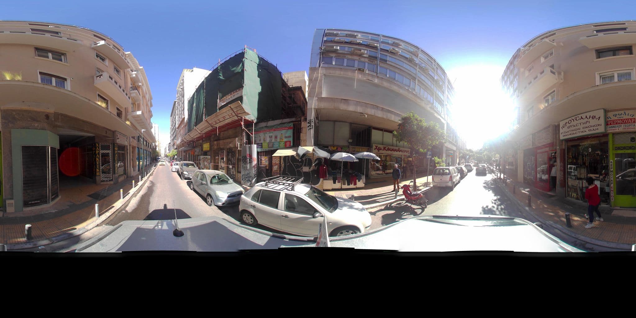 Street view near Evripidou Suites, Athens — © zaf3kala (CC BY-SA · Mapillary)