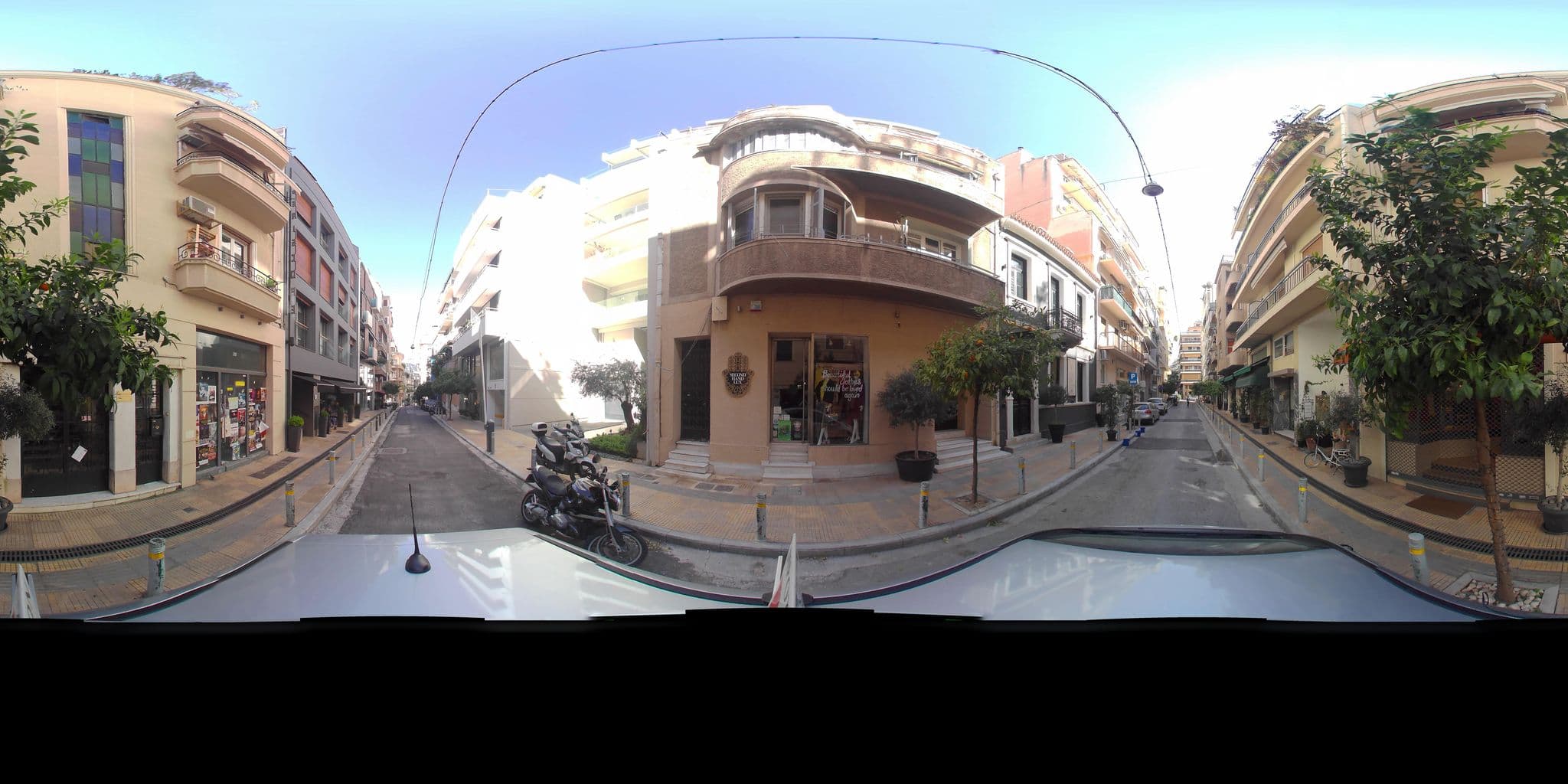 Street view near Coco-Mat Hotel Athens, Athens — © zaf3kala (CC BY-SA · Mapillary)
