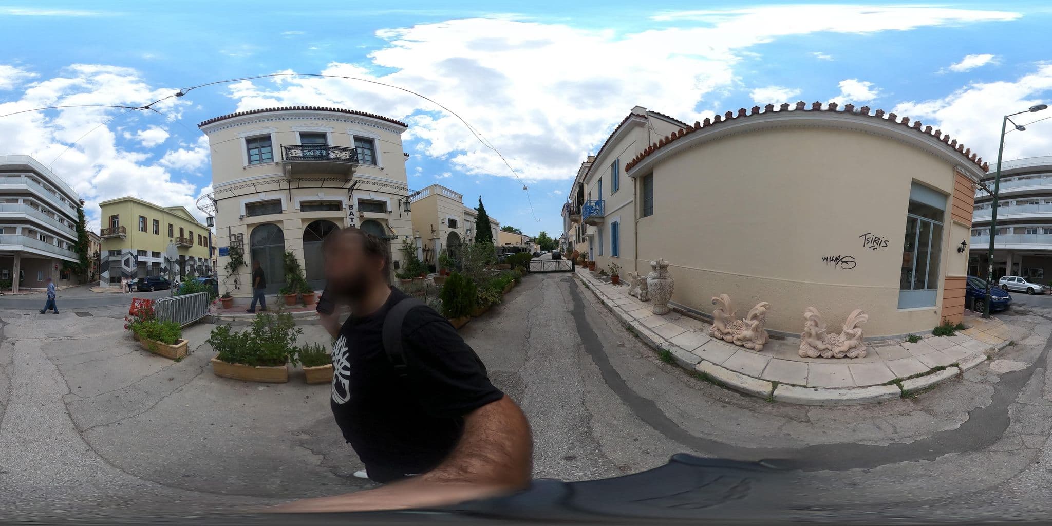 Street view near Apeiron Acropolis Suites, Athens — © efikour (CC BY-SA · Mapillary)