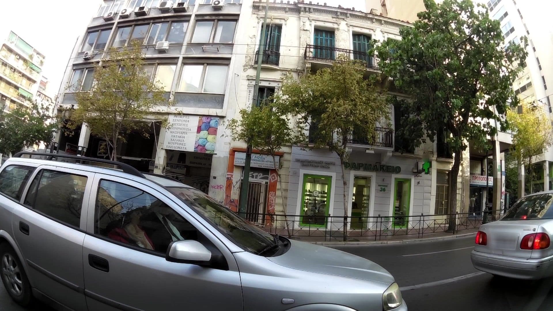 Street view near The New Yorkers Hotel, Athens — © kaartcam (CC BY-SA · Mapillary)