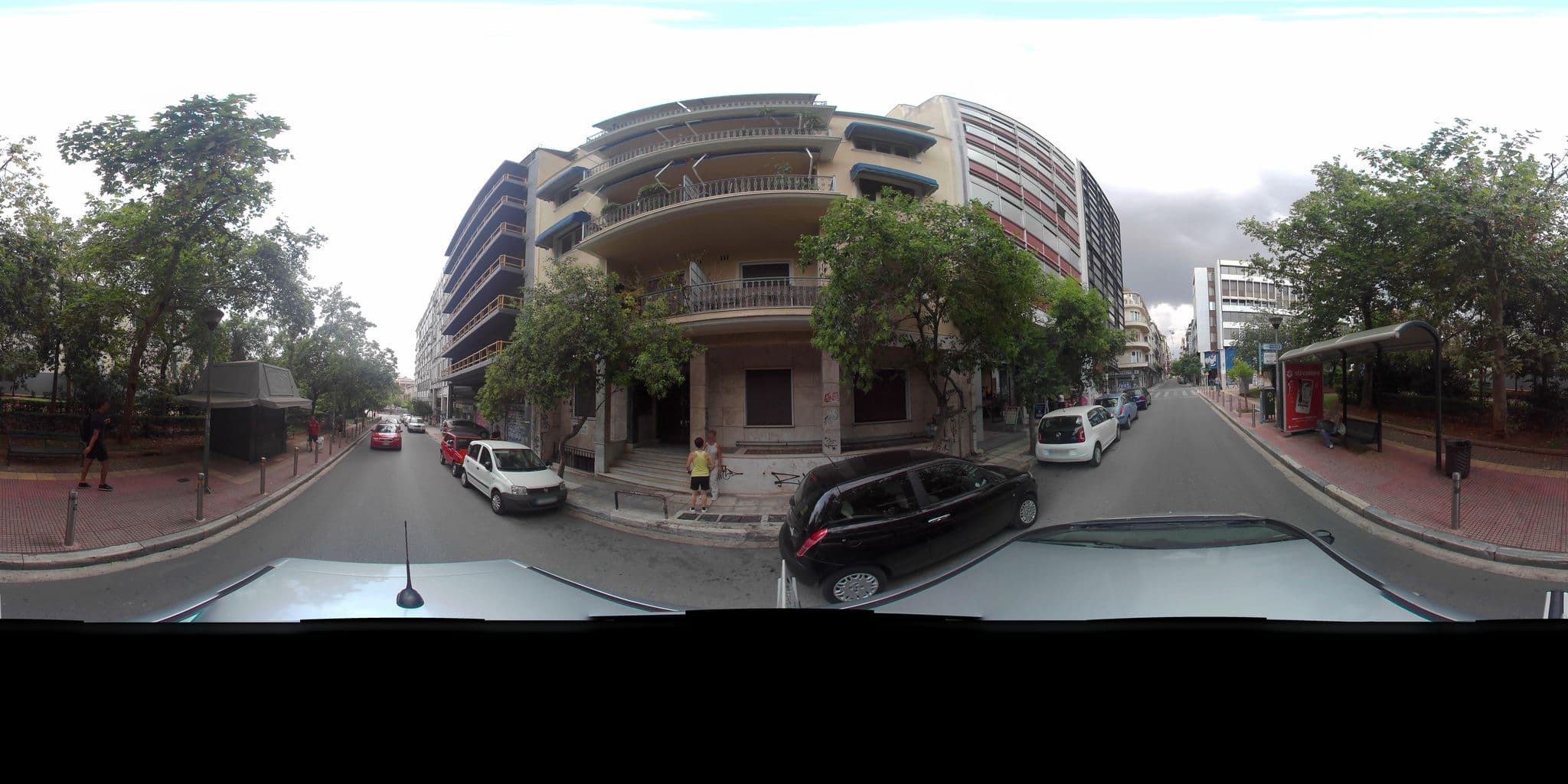 Street view near HESTIA LUXURY APARTMENTS - ASKLIPIOU 9, Athens — © zaf3kala (CC BY-SA · Mapillary)