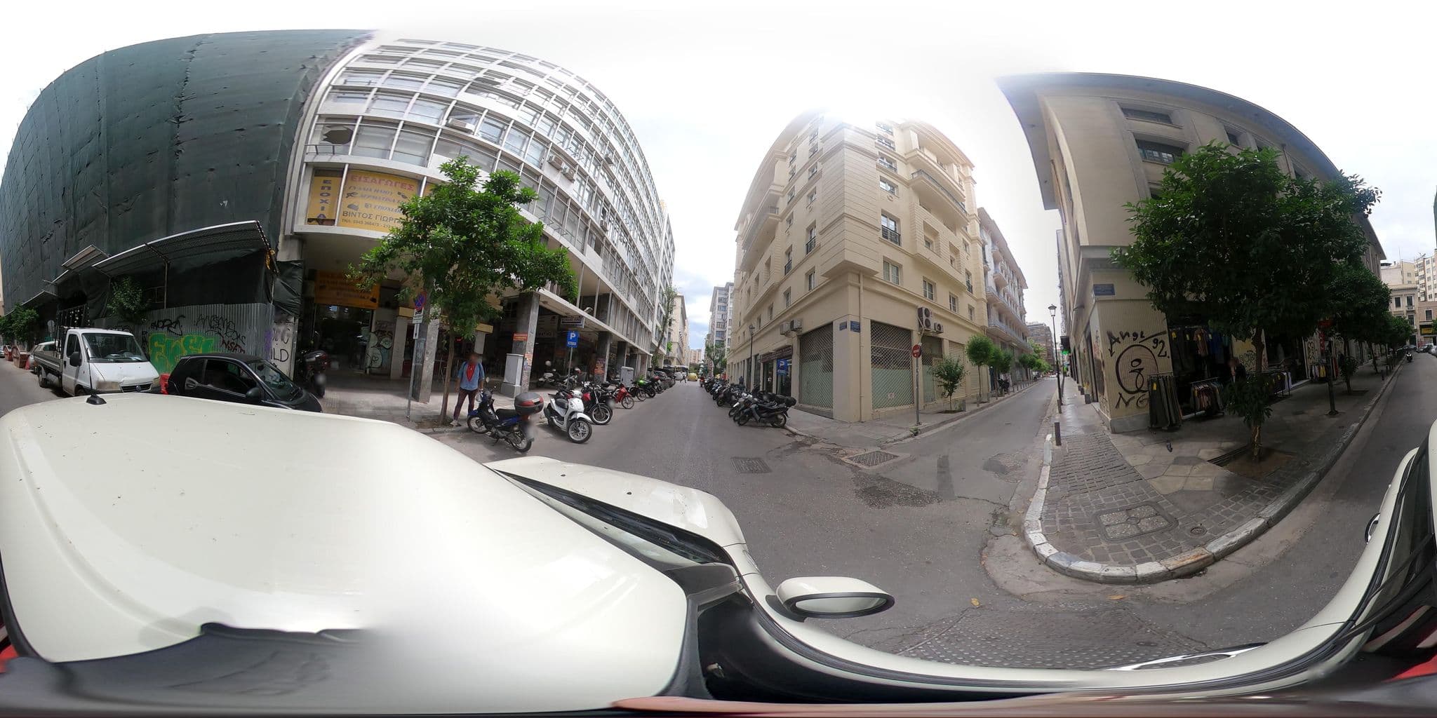Street view near Classical Baby Grand Hotel, Athens — © KostasPin (CC BY-SA · Mapillary)